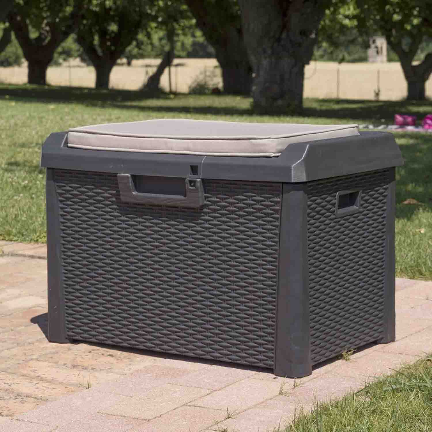 Toomax Baule Esterno 125L con Ruote Santorini - Antracite foto 5