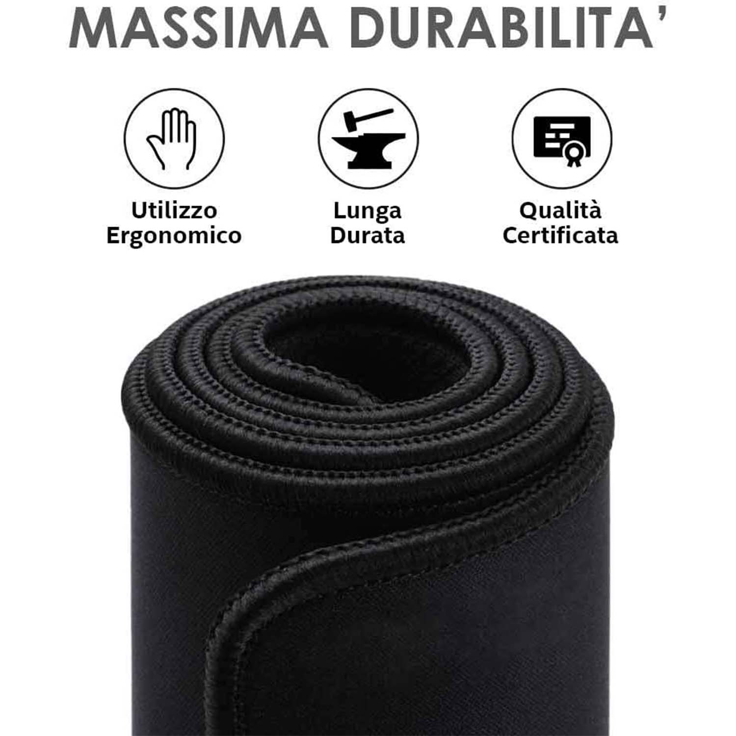 Tappetino Scrivania XXL 900x400 mm Matrix Antiscivolo Verde foto 4