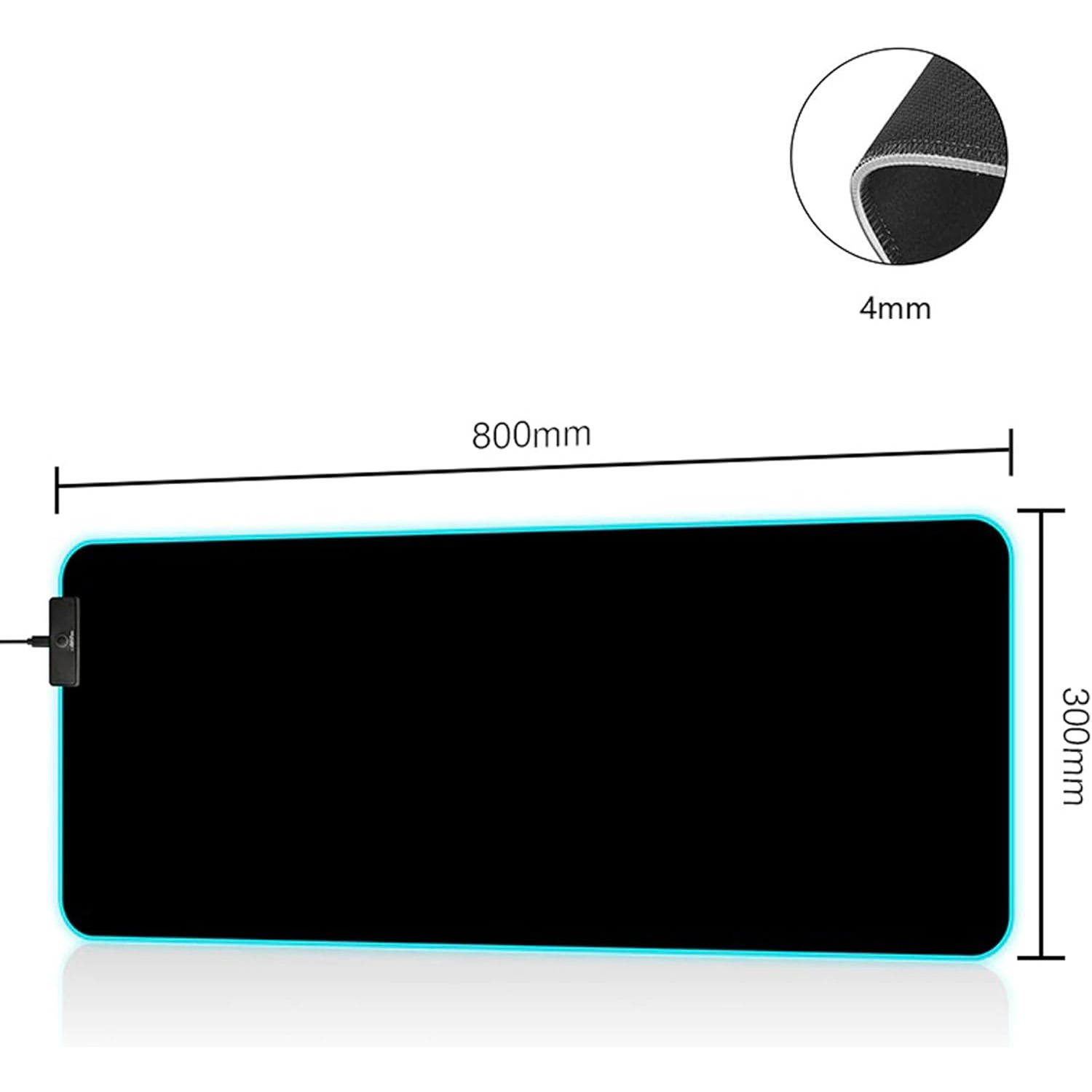 Noua Matrix 800 Tappetino Mouse Gaming RGB XXL 800x300 mm foto 6