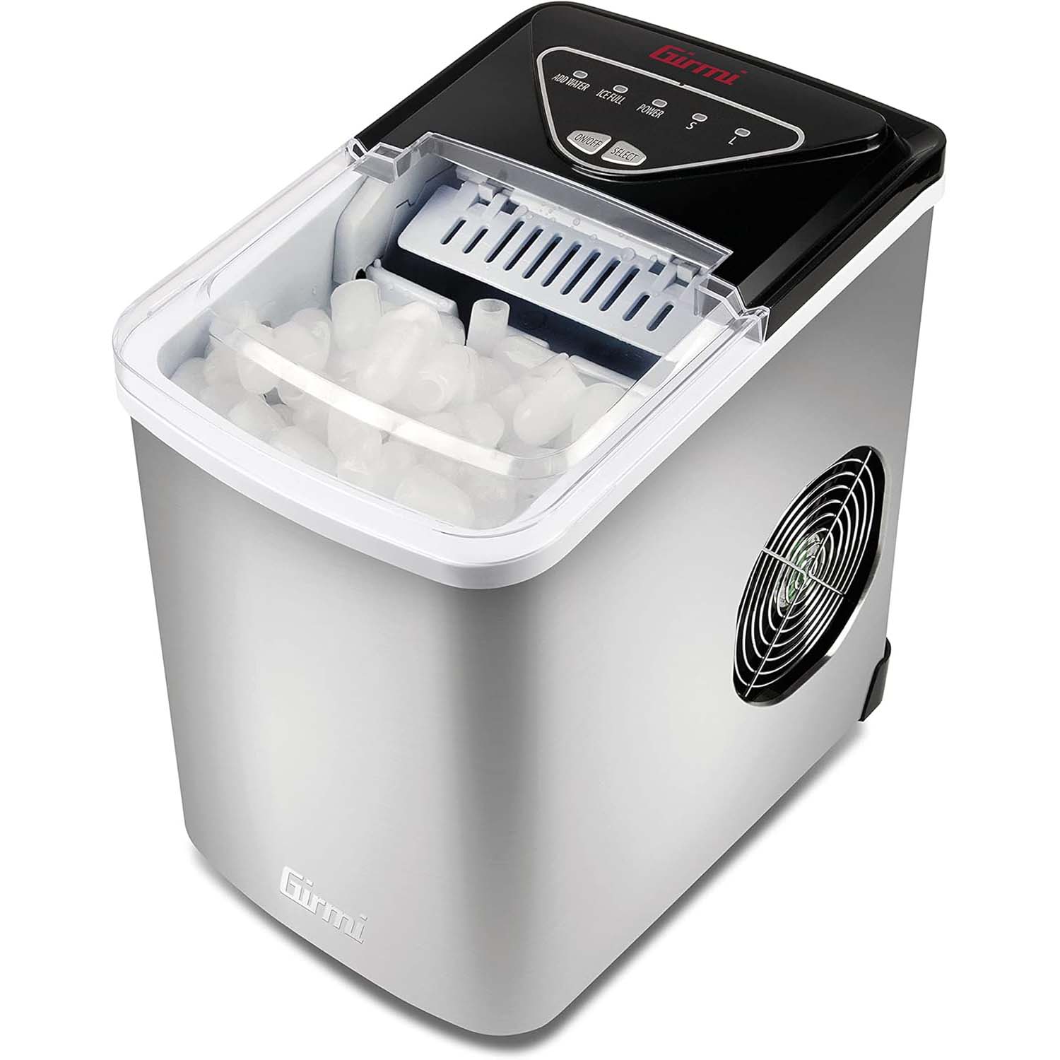 Macchina ghiaccio girmi gh77 12kg 2 misure cubetti 2l