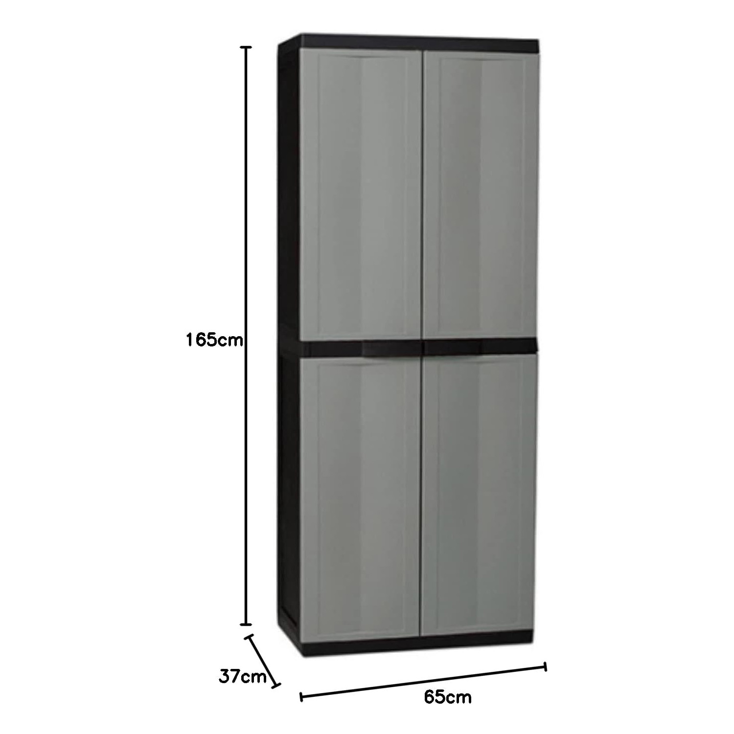 Armadio Toomax Trend Midi Tuttopiani Nero/Grigio foto 4