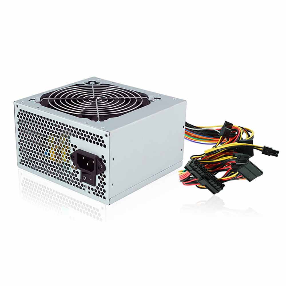 Alimentatore pc desktop 500 watt atx btx super silent ventola 12cm