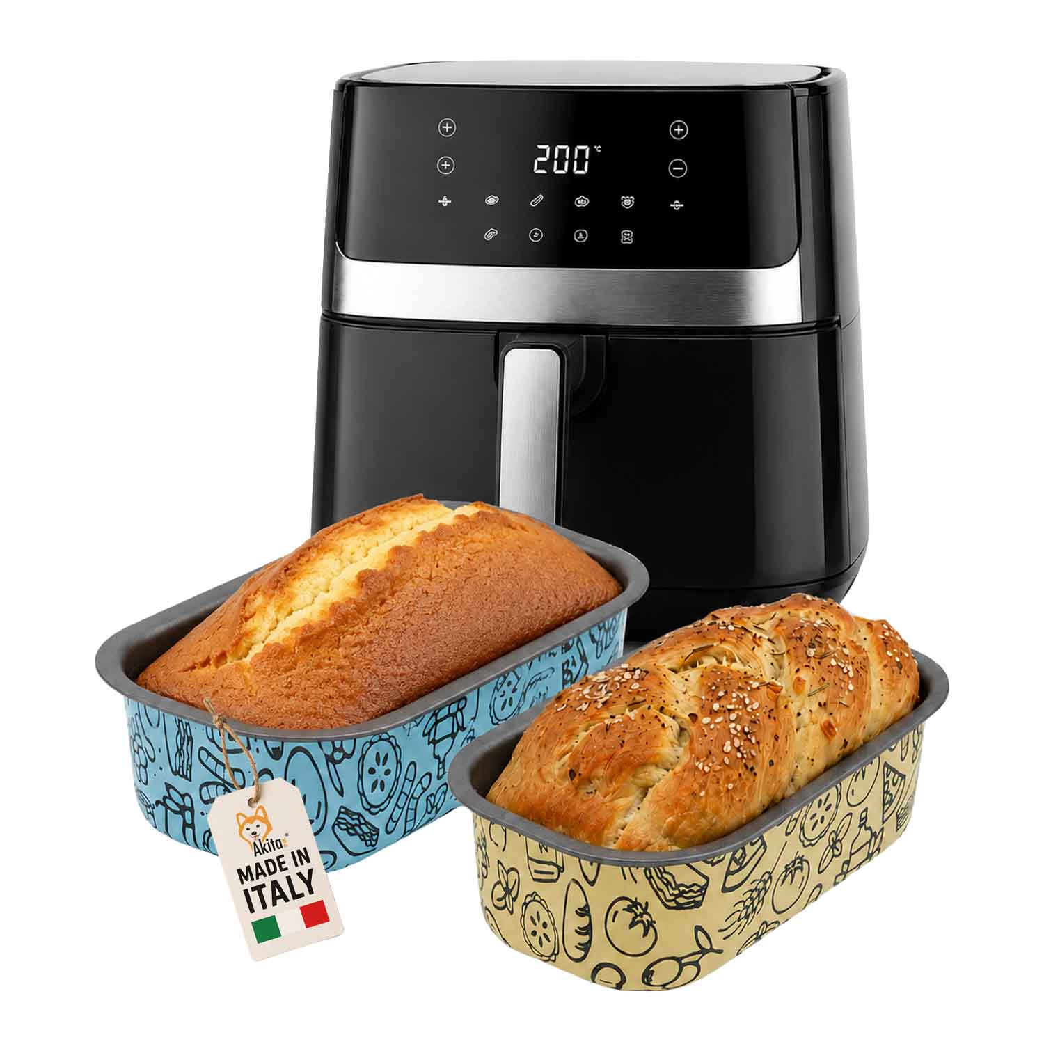 Teglia plumcake friggitrice 18 cm antiaderente