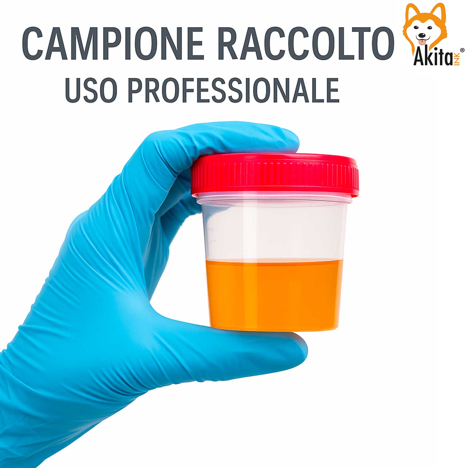 Set 4 contenitori urine sterili 120 ml con tappo e etichetta foto 5