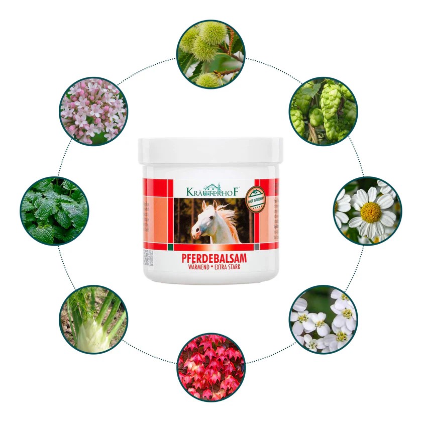 Balsamo Krauterhof Extra Strong 250 ml Riscaldante foto 5