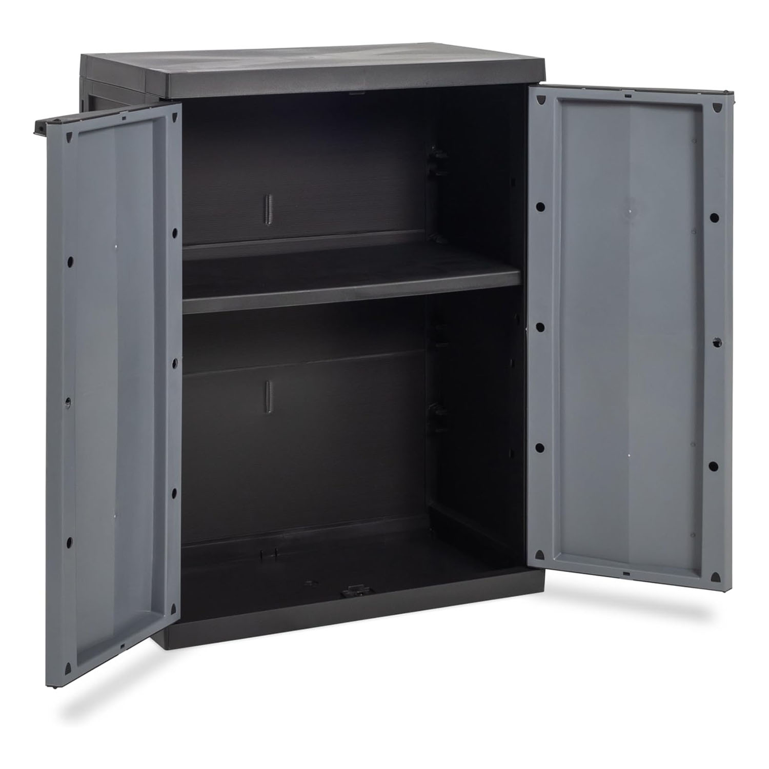 Toomax Armadio Basso 2 Ante con Ripiano Regolabile 65x37x85 cm foto 5