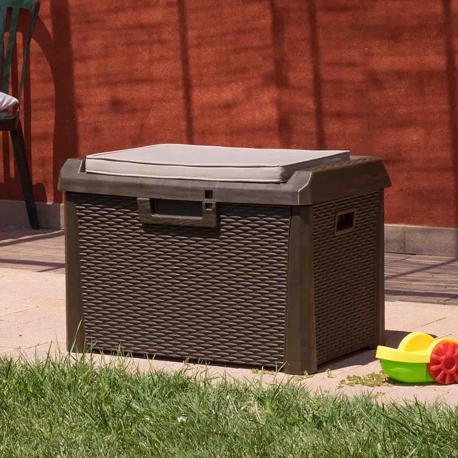 Toomax Baule Esterno 125L con Ruote Santorini - Marrone foto 5