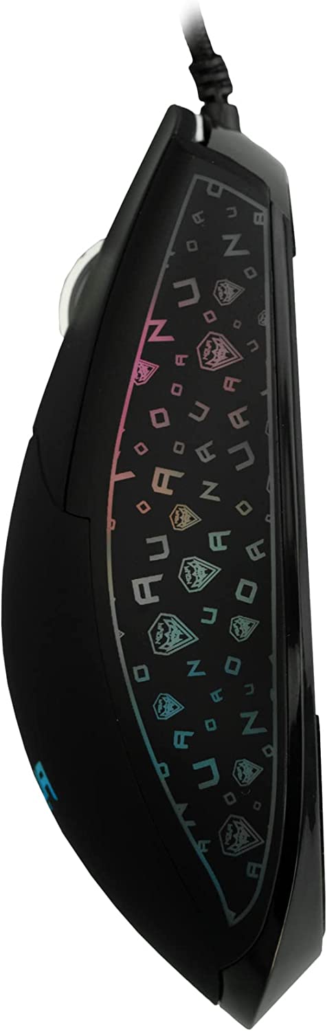 Mouse usb gaming Noua neon illuminazione rainbow foto 6