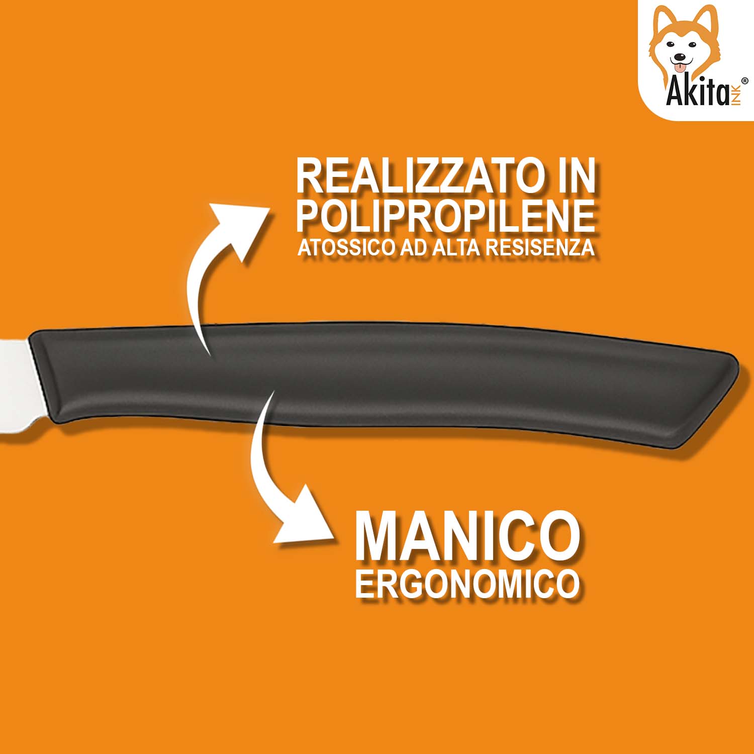 Set 6 Coltelli da Tavola Lama Dentata Linea TOP foto 4