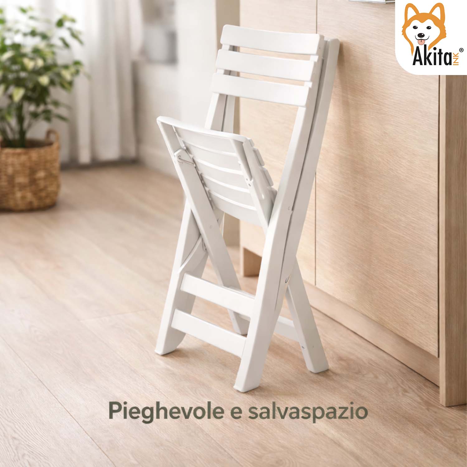 Sedia Birreria in Resina Bianca per Esterno e Interno foto 5