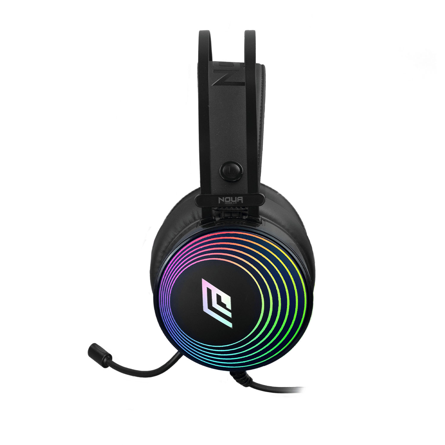Cuffie gaming Noua Crux usb/jack 3.5mm RGB con microfono omnidirezionale foto 3