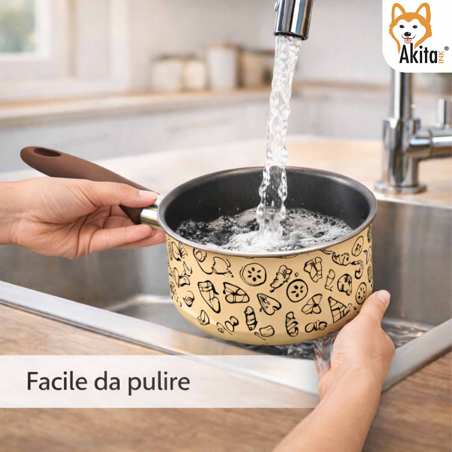 Tris Casseruole Pastella 16-18-20 cm con Coperchio Vetro foto 6