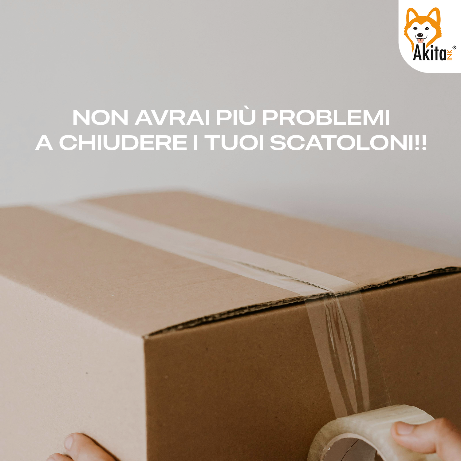 Akitaink Nastro Adesivo Trasparente 50x66mt Silenzioso foto 4