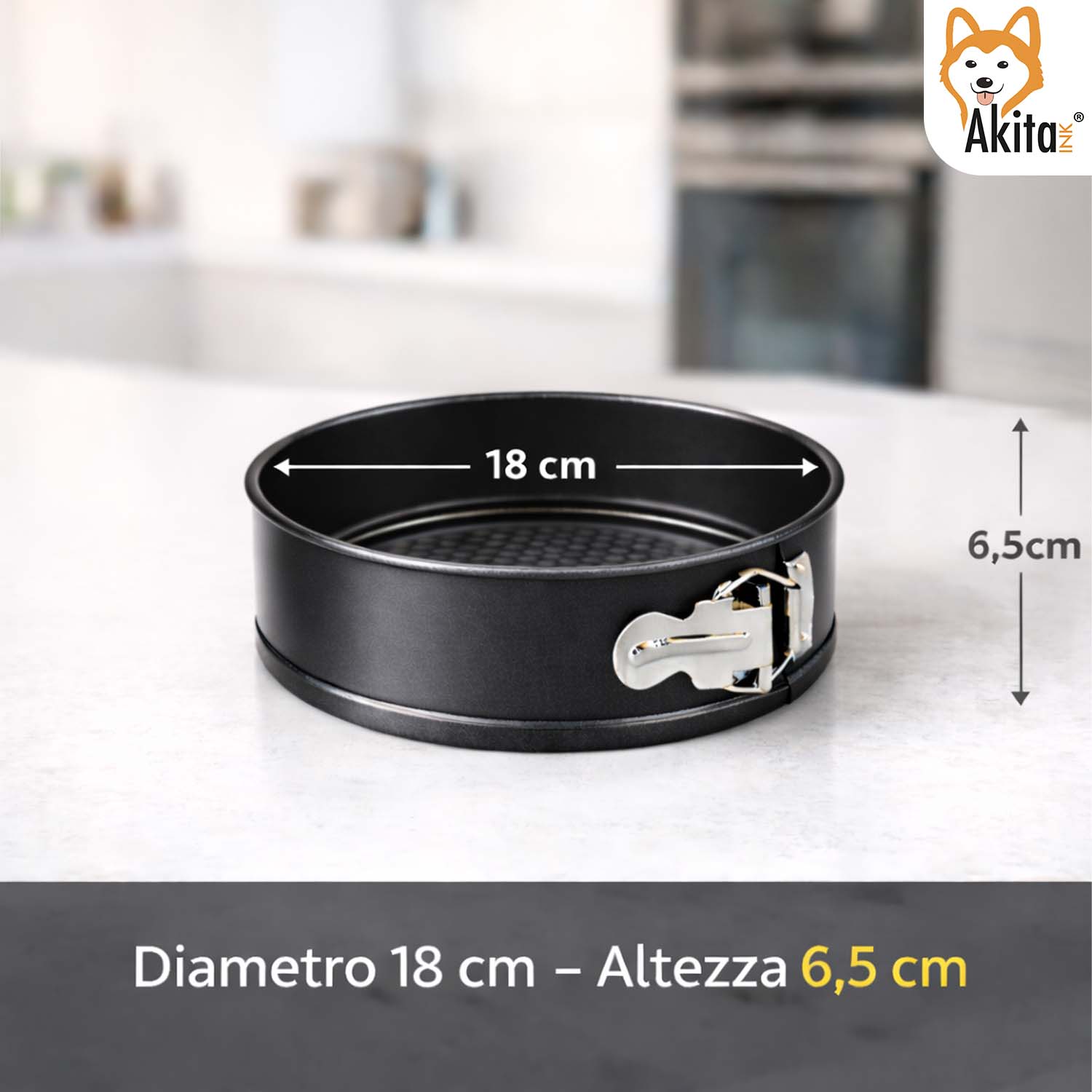 Stampo Torta a Cerniera 18 cm Antiaderente foto 6