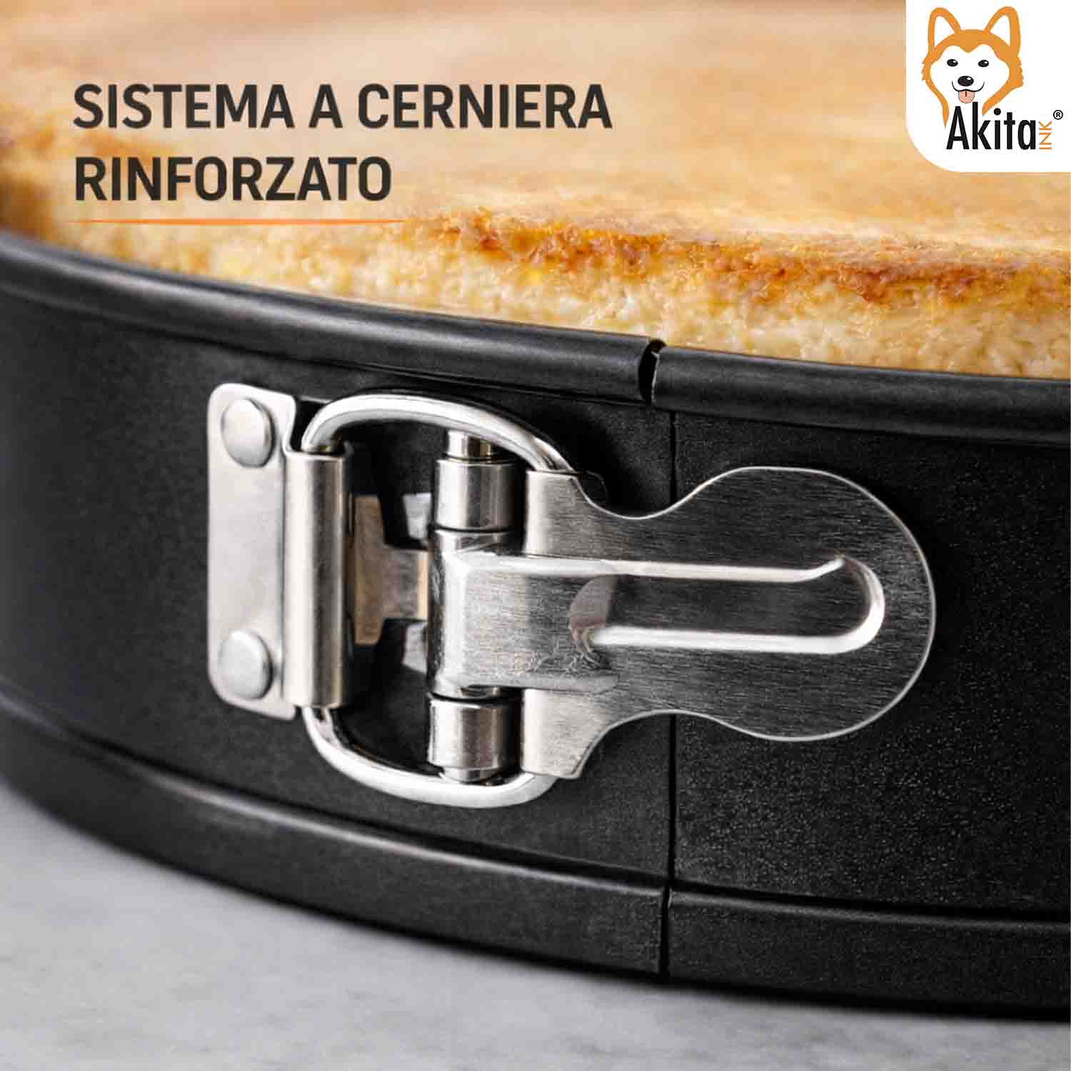 Stampo Torta a Cerniera 24 cm Antiaderente foto 3