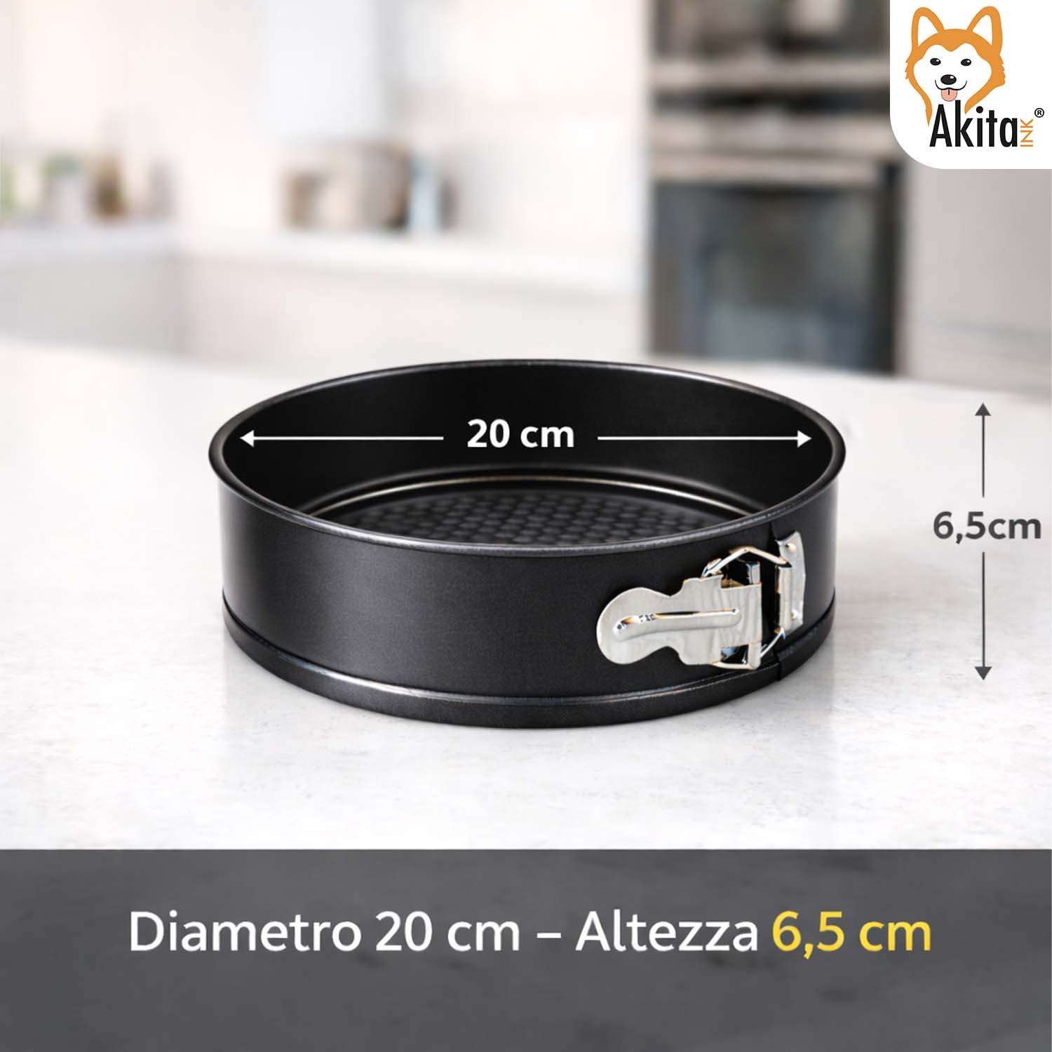 Stampo Torta a Cerniera 20 cm Antiaderente foto 6