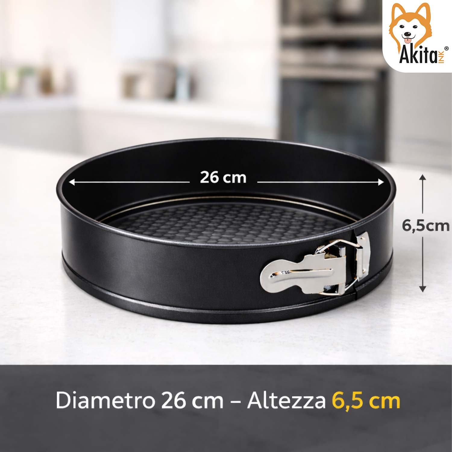 Stampo Torta a Cerniera 26 cm Antiaderente foto 6