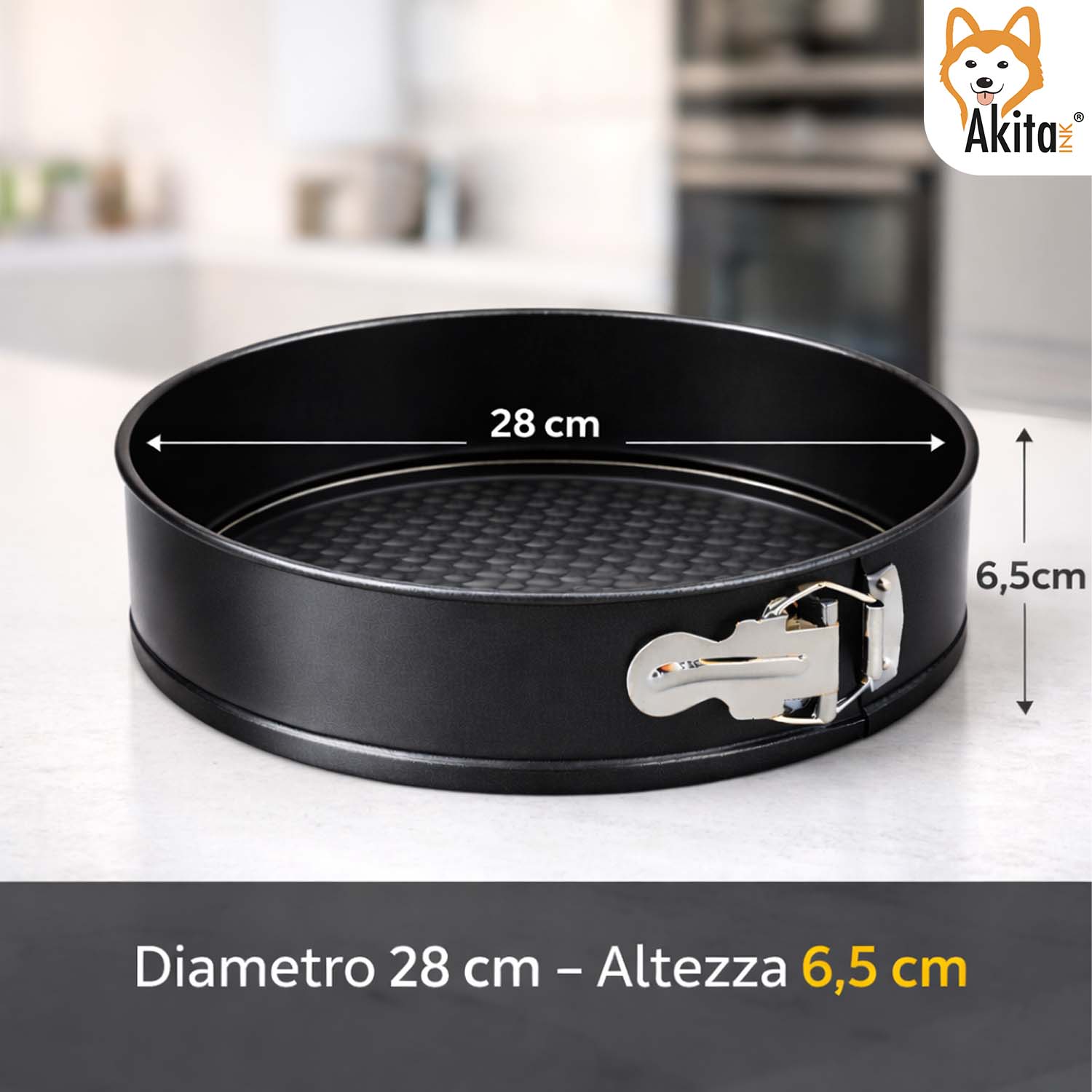 Stampo Torta a Cerniera 28 cm Antiaderente foto 6