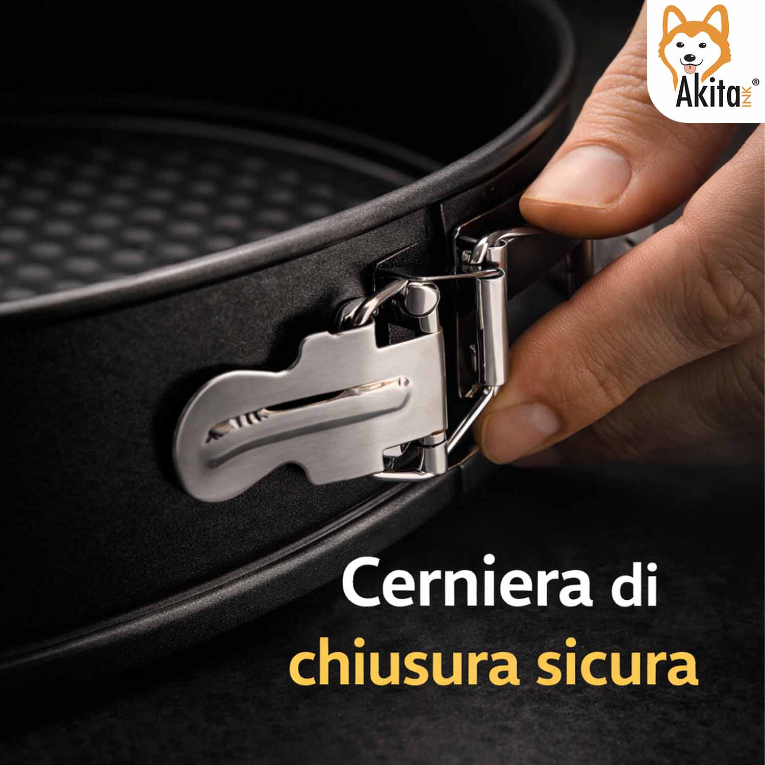 Stampo Torta a Cerniera 20 cm Antiaderente foto 3