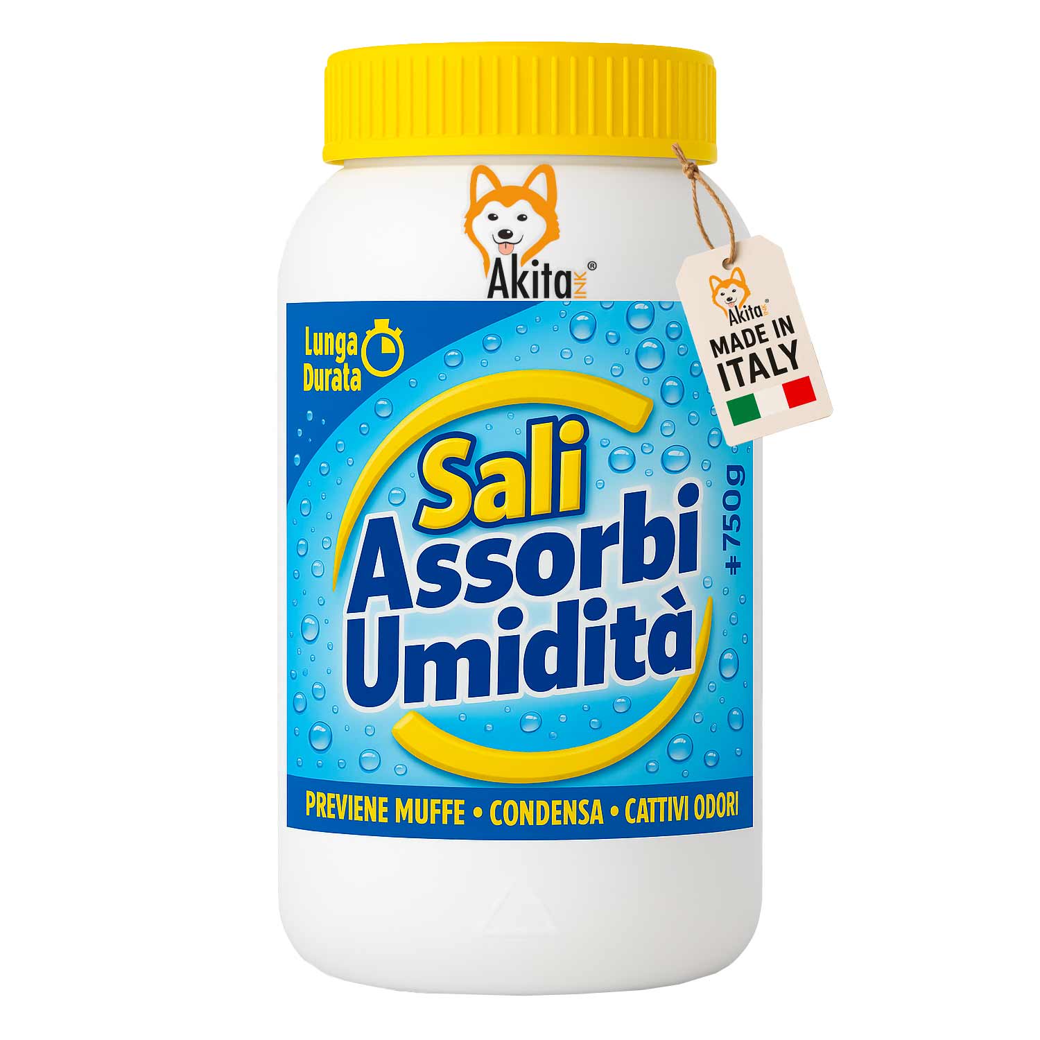 Sali assorbiumidit 750g ricarica universale antimuffa