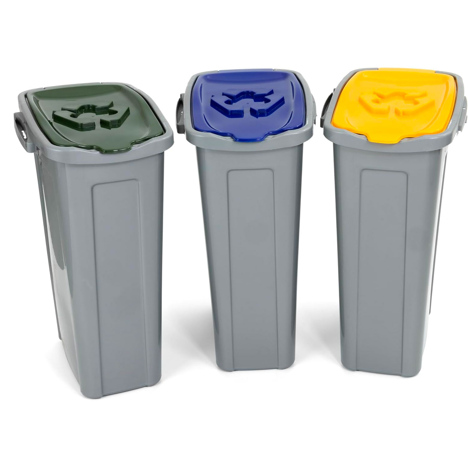 Duplast tris pattumiera per raccolta differenziata salvaspazio