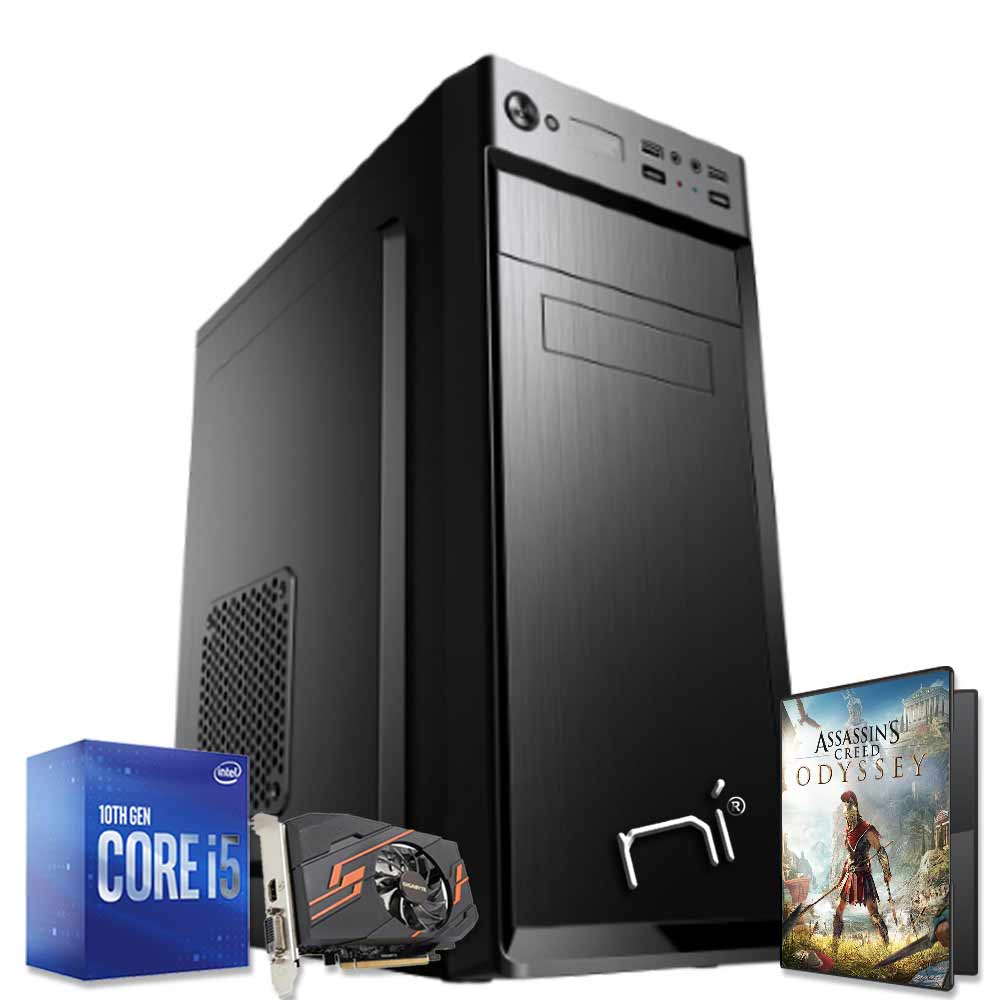 Pc gaming scheda video nvidia gt-1030 2 gb intel i5-10400 8gb ram hdd 1tb win 10