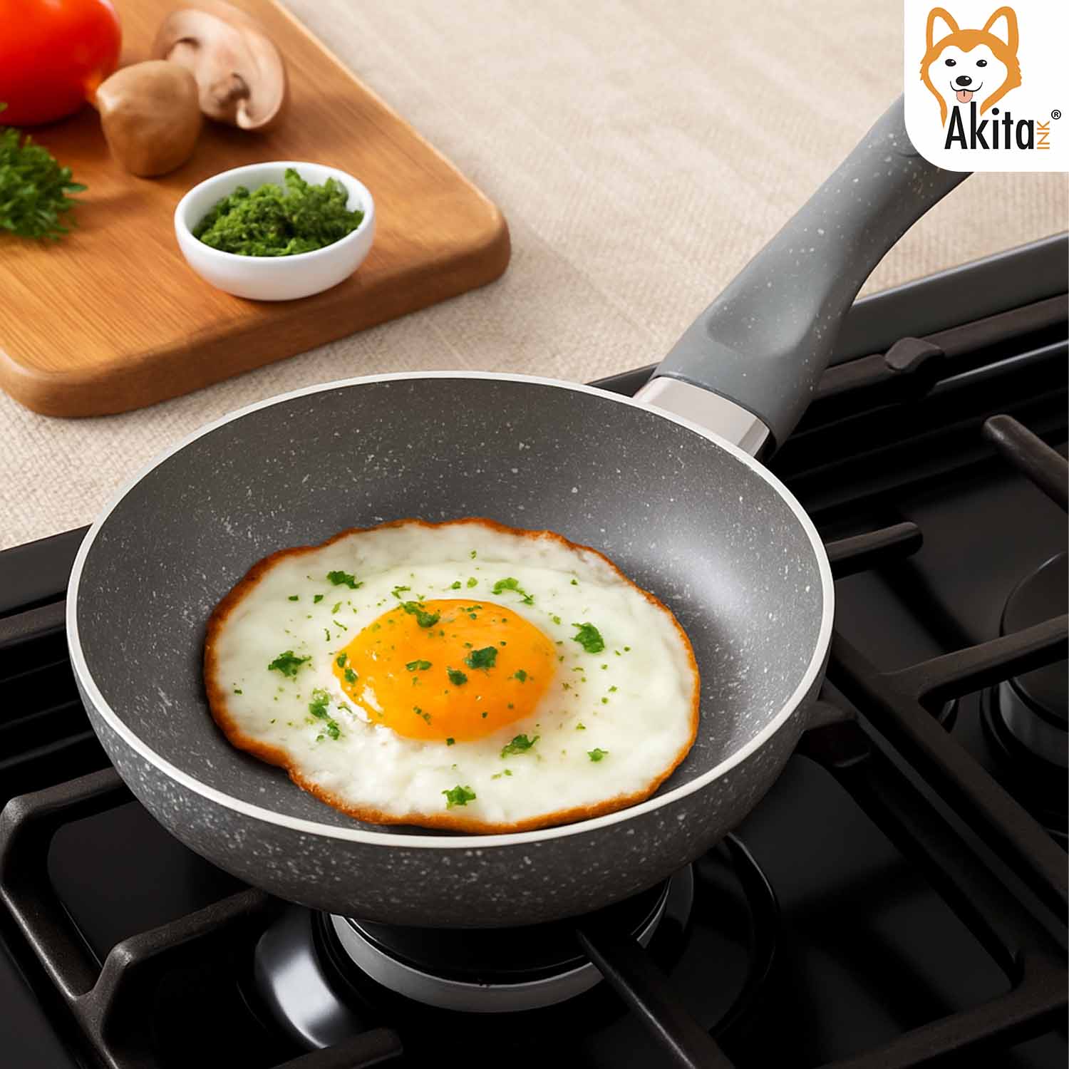 Padella Rara 18 cm Effetto Pietra Antiaderente foto 3