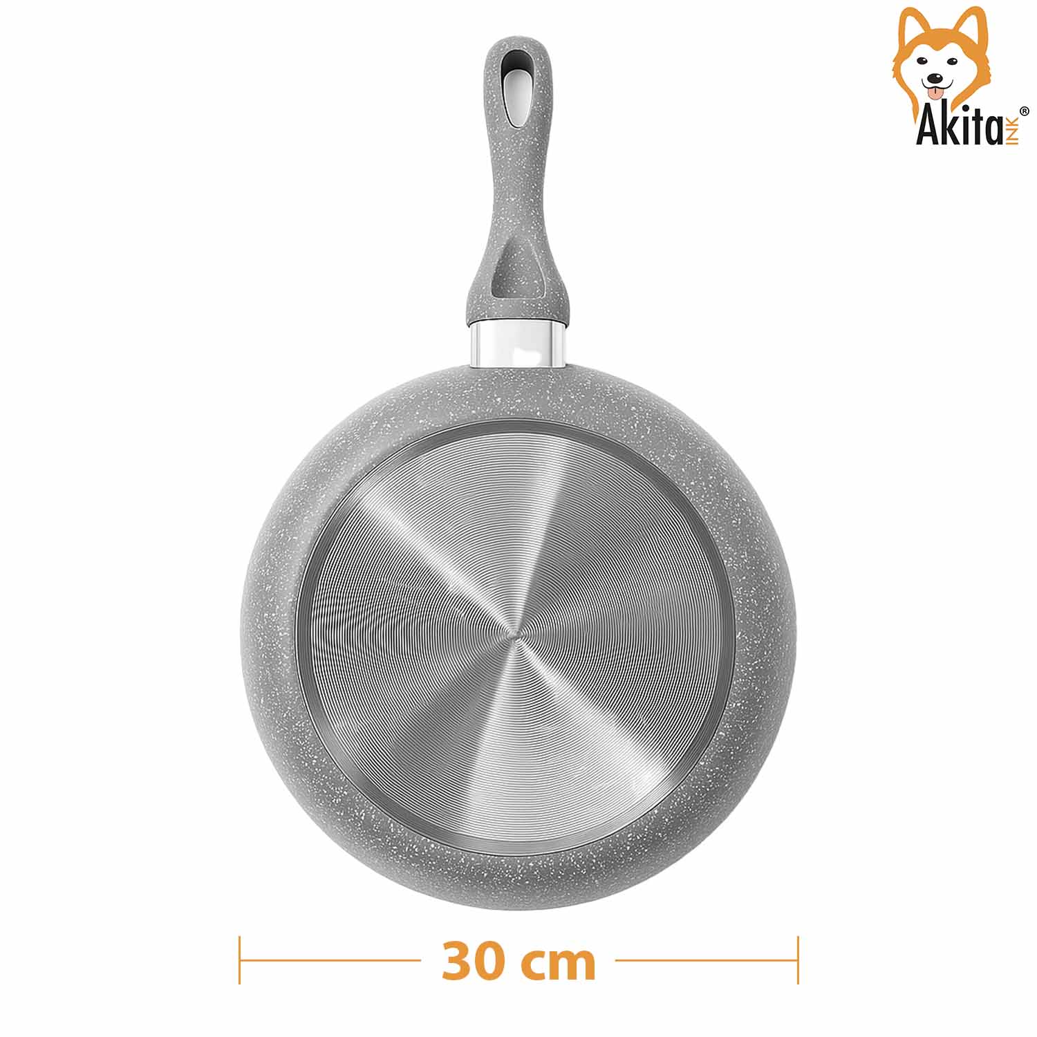 Padella Rara 30 cm Effetto Pietra Antiaderente foto 5