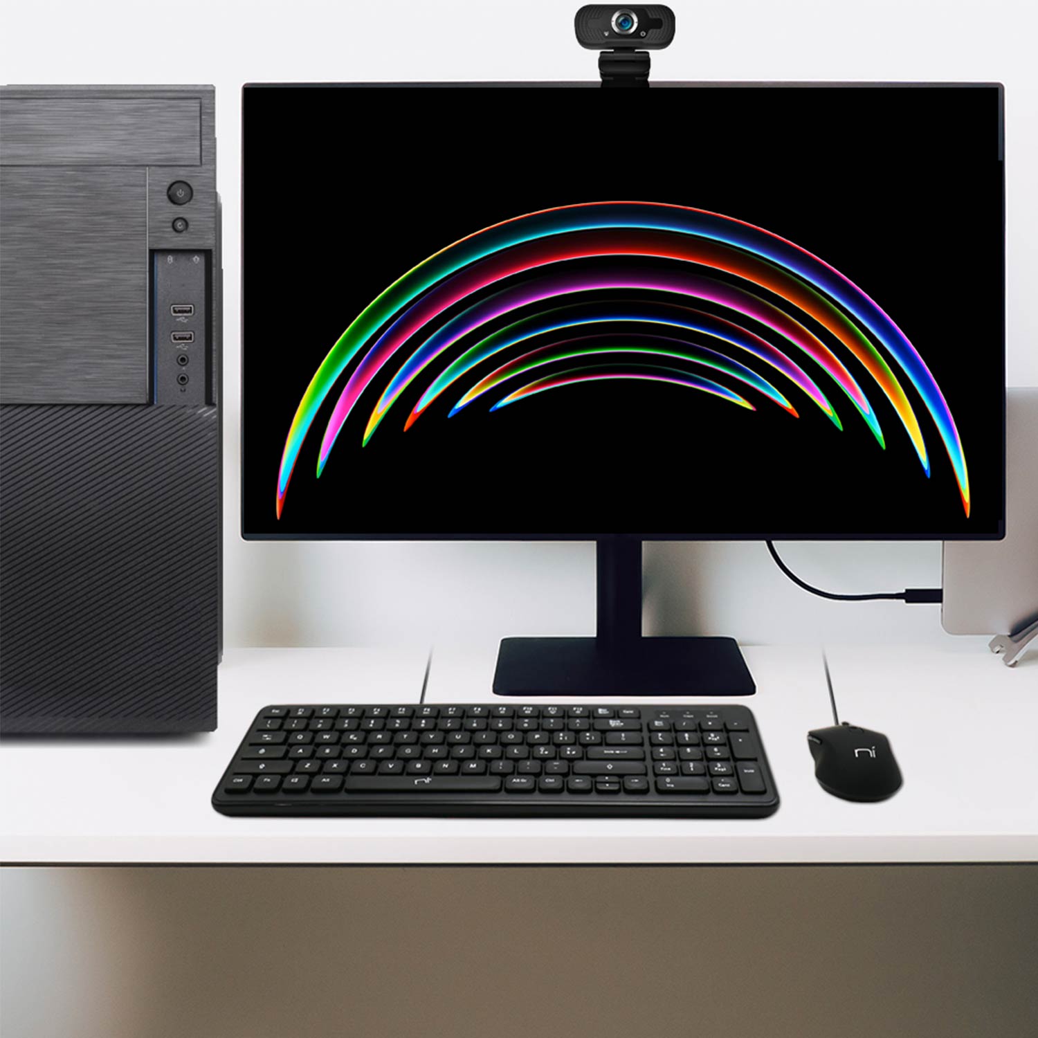 Kit PC Fisso Intel i7 16GB SSD 1TB con Monitor Completo foto 5