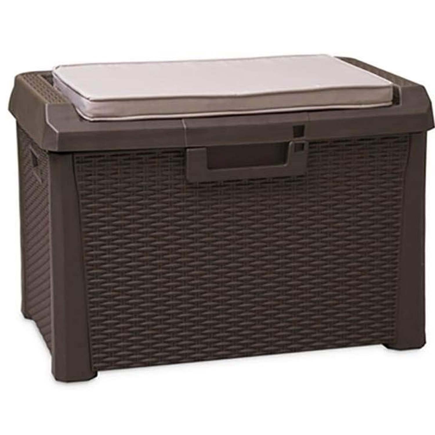 Toomax baule da esterni santorini con ruote, 125l marrone