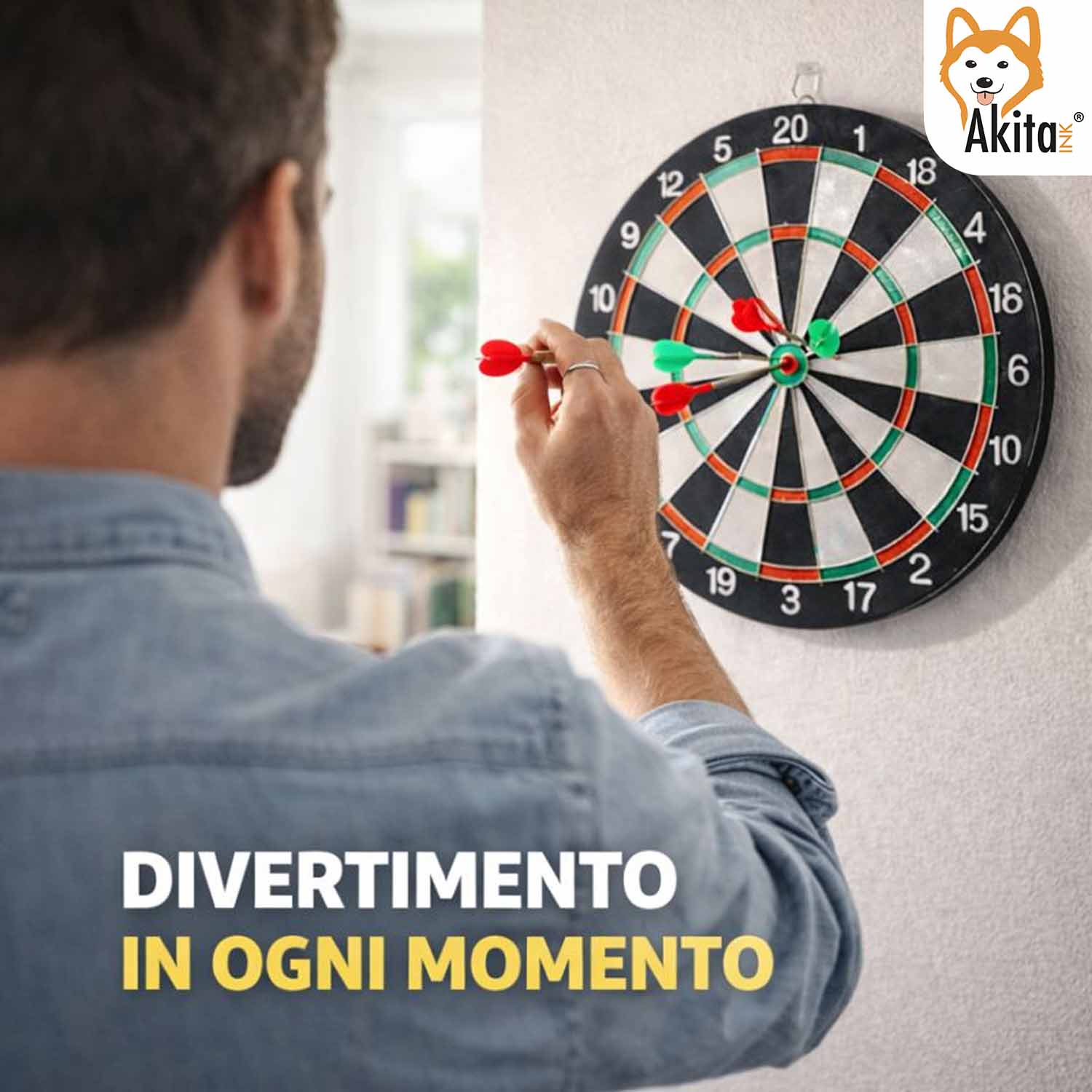 Tiro al Bersaglio 36 cm con 6 Freccette foto 6