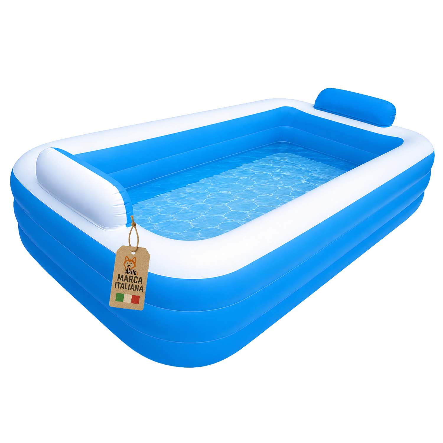 Piscina gonfiabile 3 metri per adulti e bambini 305x183x56