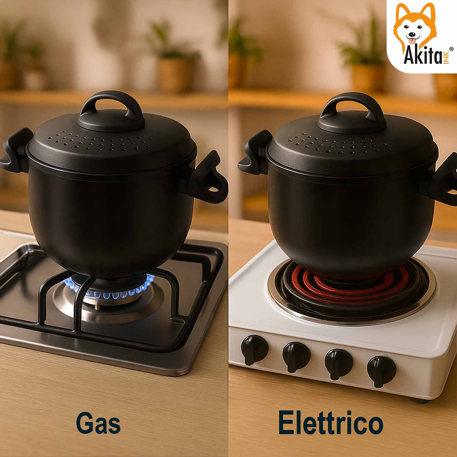 Pentola 22cm 5L Scolapasta Integrato Scoli' Antiaderente foto 6