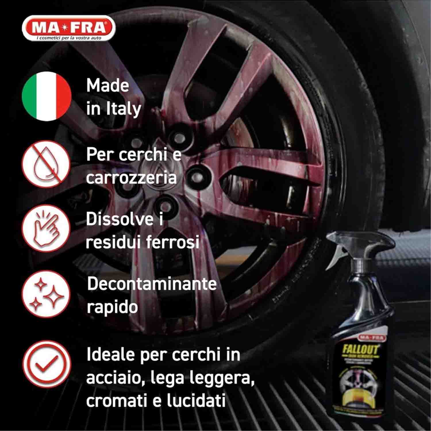 Kit Rigenera Cerchi Decontaminante con Iron Remover e Spazzola foto 6