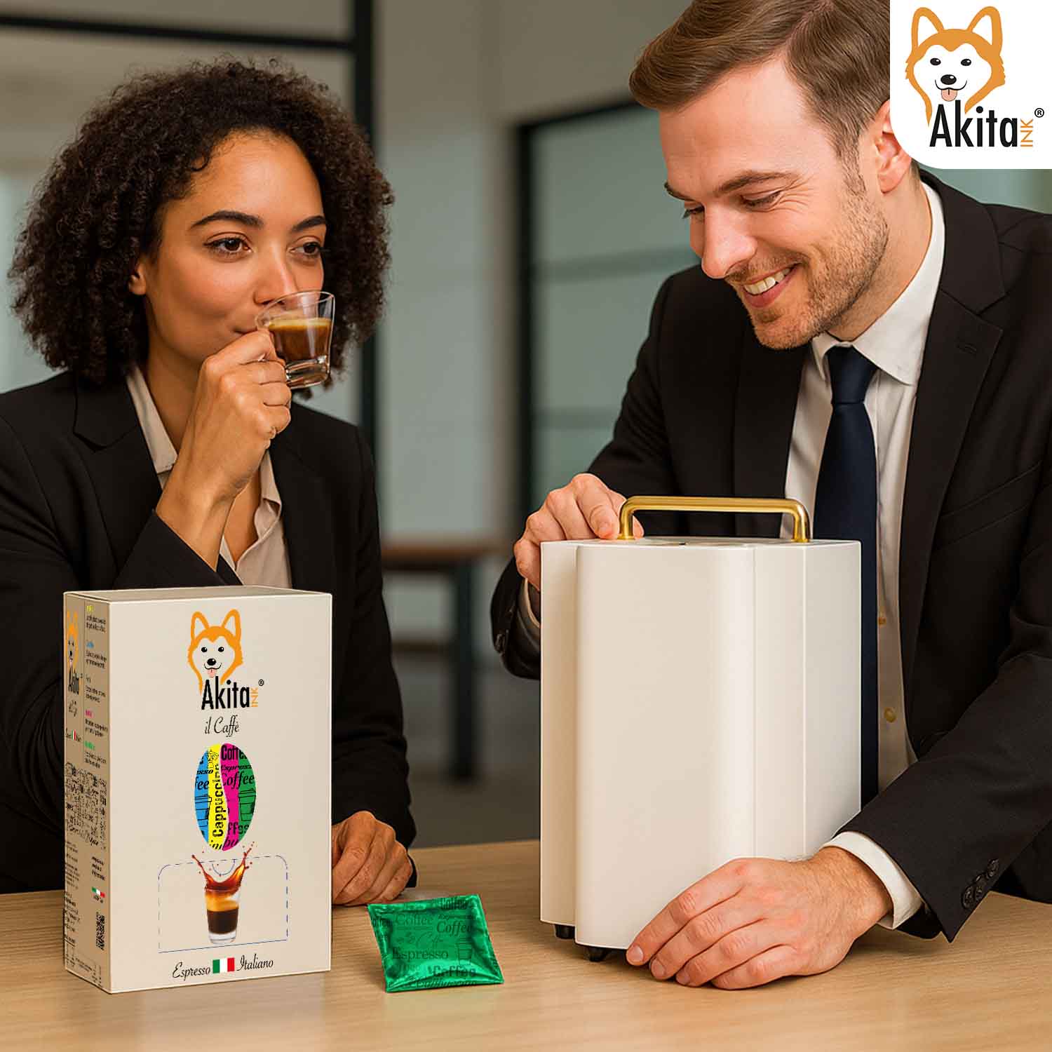 Caffe' Akitaink Cialda Miscela Classico - 150 Cialde Ese foto 5