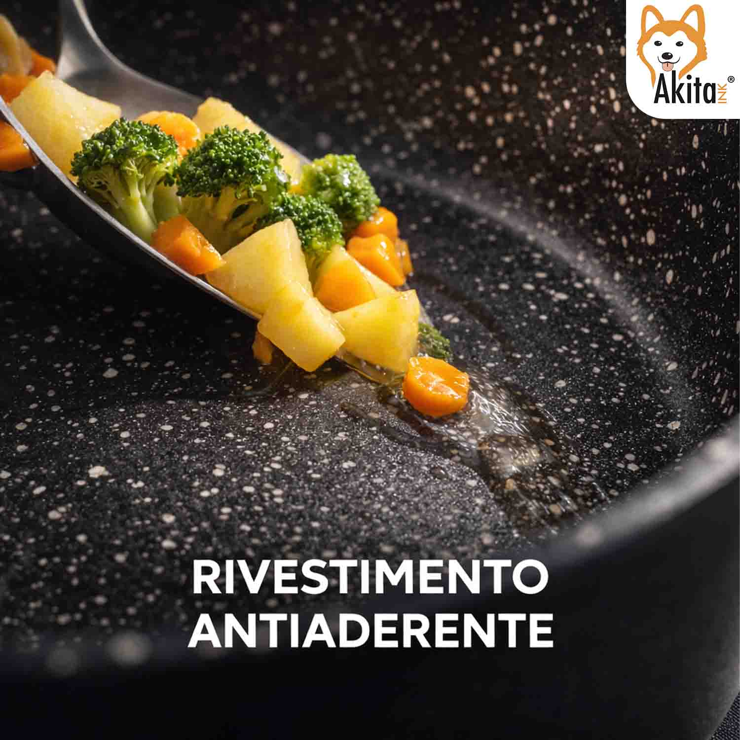 Casseruola Antiaderente 16 cm Induzione Manico foto 5