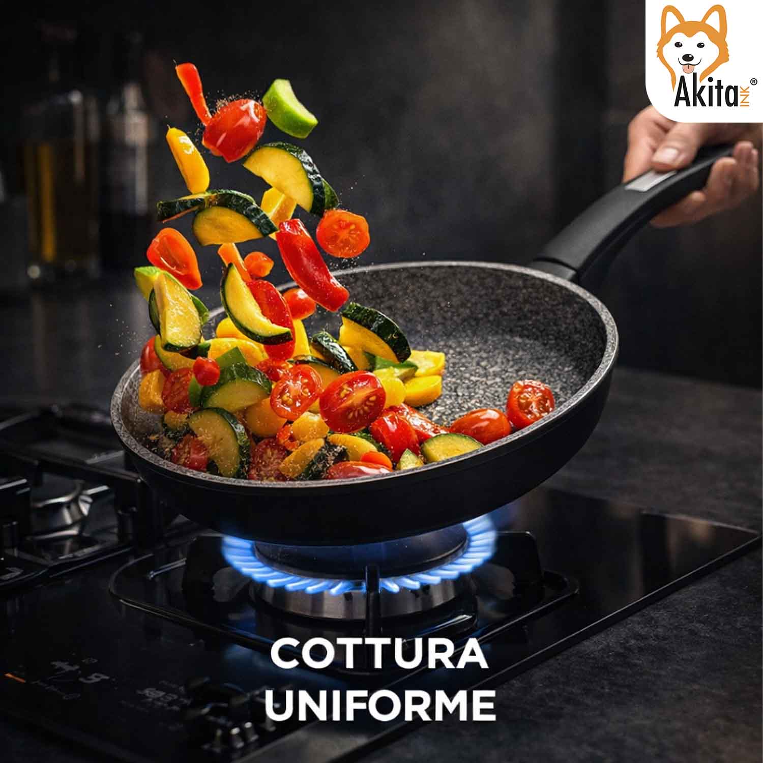 Padella Black 28 cm Induzione Antiaderente foto 5