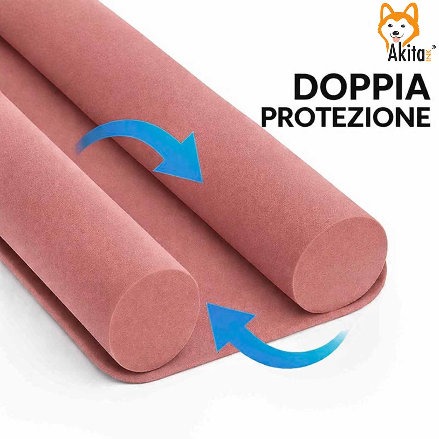 2 pz Paraspifferi Porta Doppia Guarnizione 90 cm Marrone foto 6