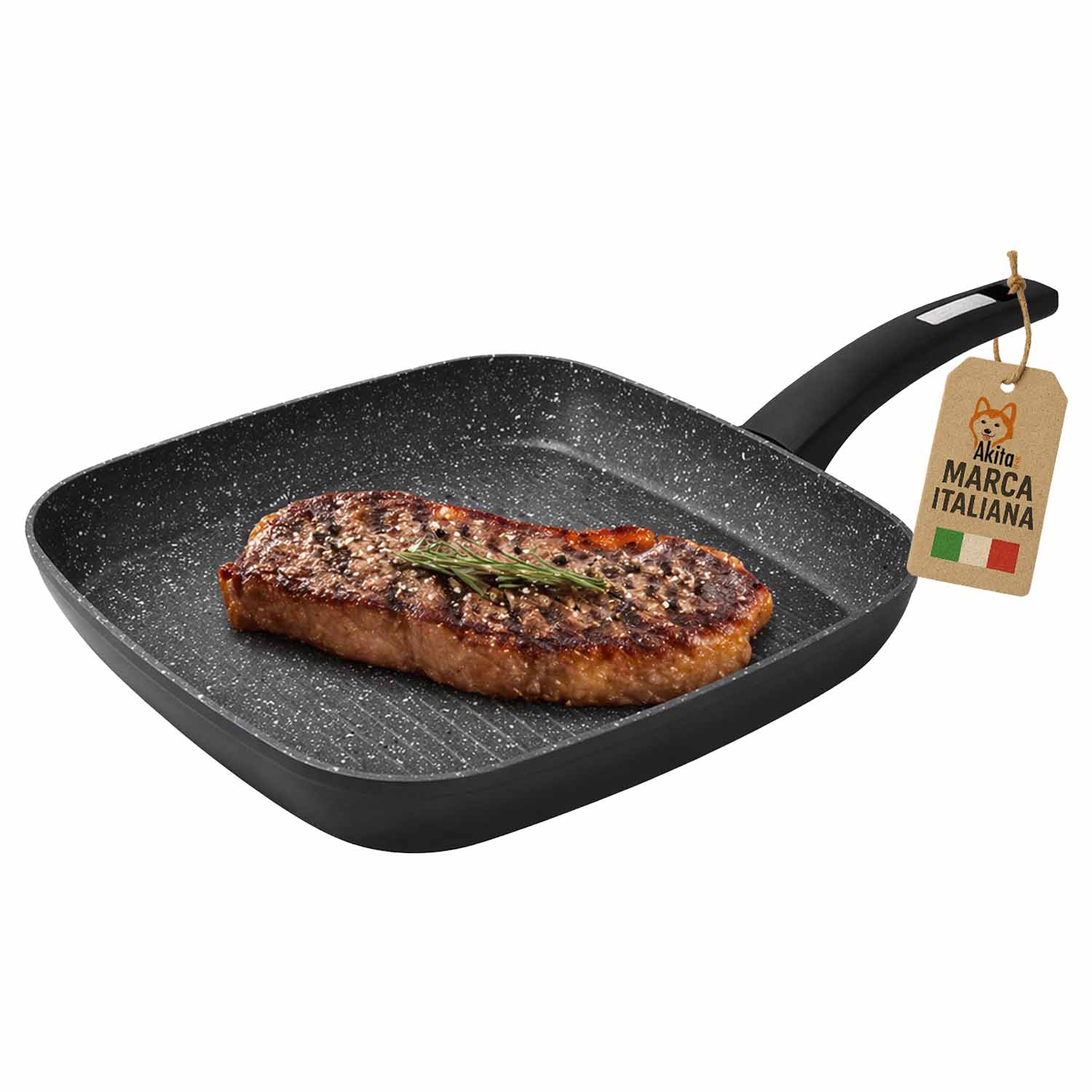 Bistecchiera grill 28x28 cm antiaderente