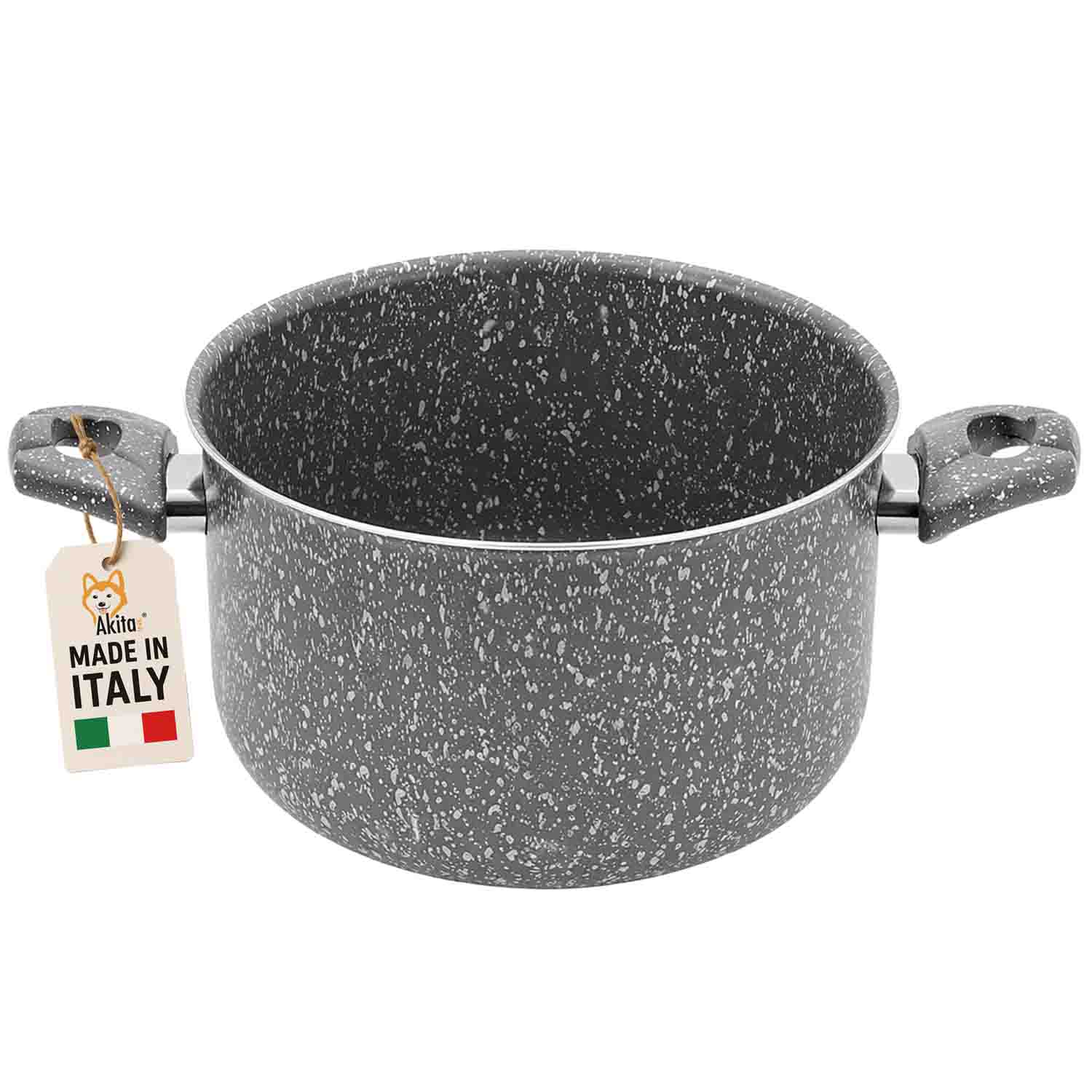 Pentola 22 cm Antiaderente Manici Soft Touch