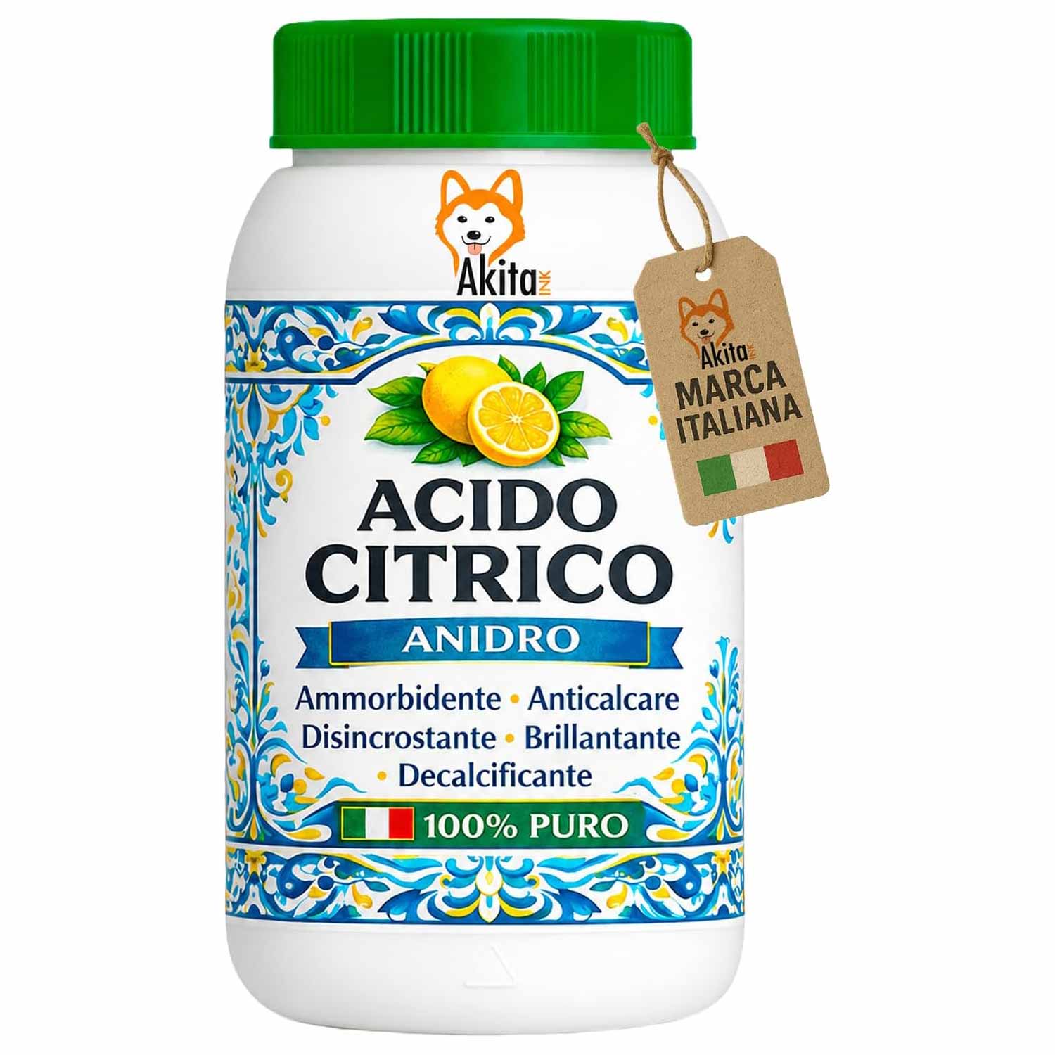 Akitaink Acido Citrico 1kg Anticalcare Multiuso foto 2