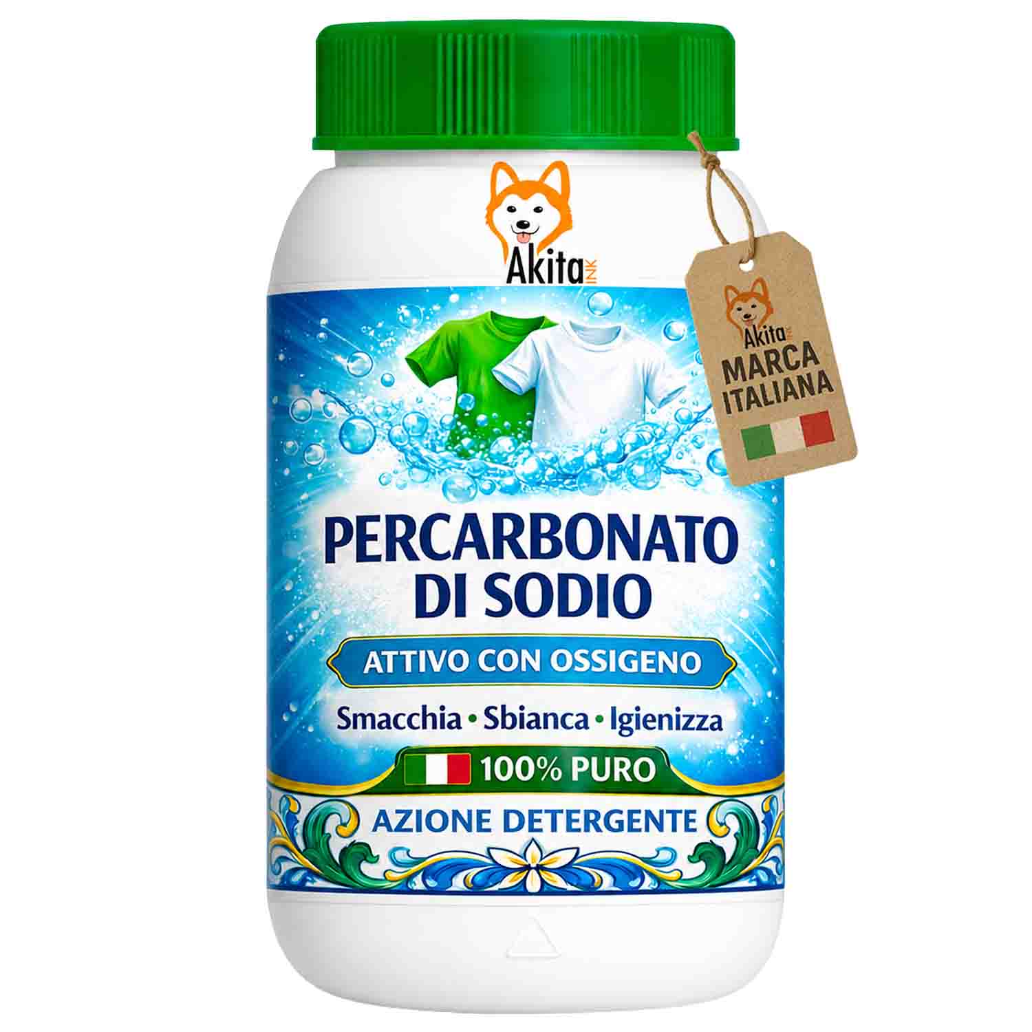 Akitaink Percarbonato Sodio 1kg Smacchiante Eco foto 2