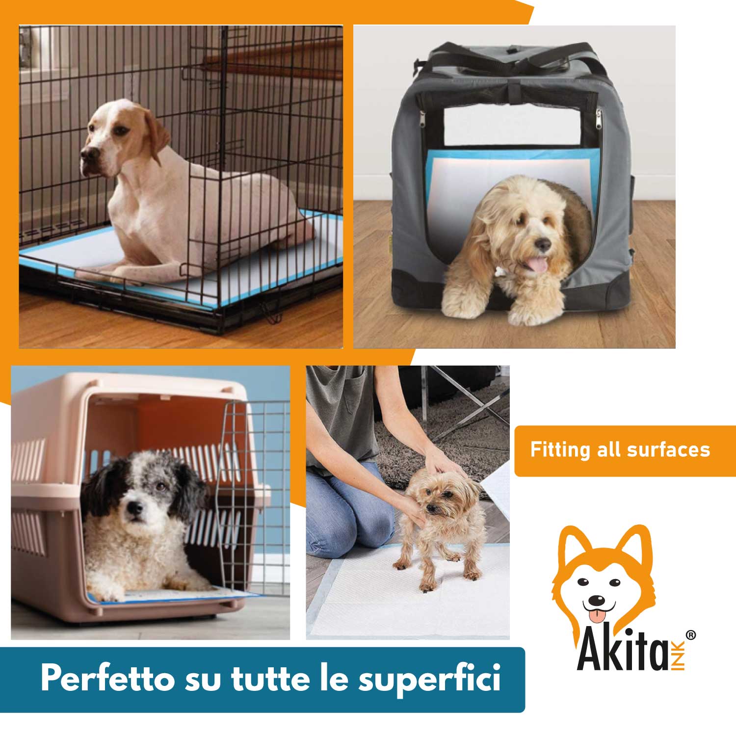 Akitaink Traverse per Cani 60x90 cm Super Assorbenti foto 6