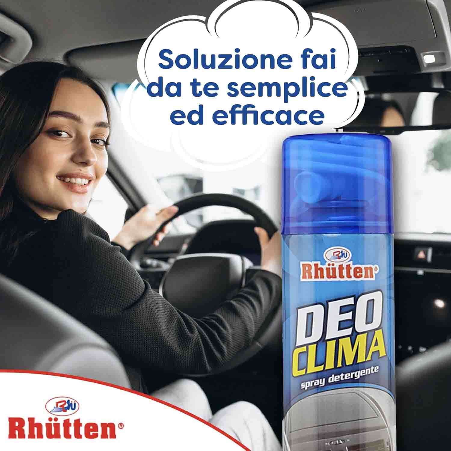 Rhutten Deo Clima Auto Spray Igienizzante 400 ml con Cannula foto 6