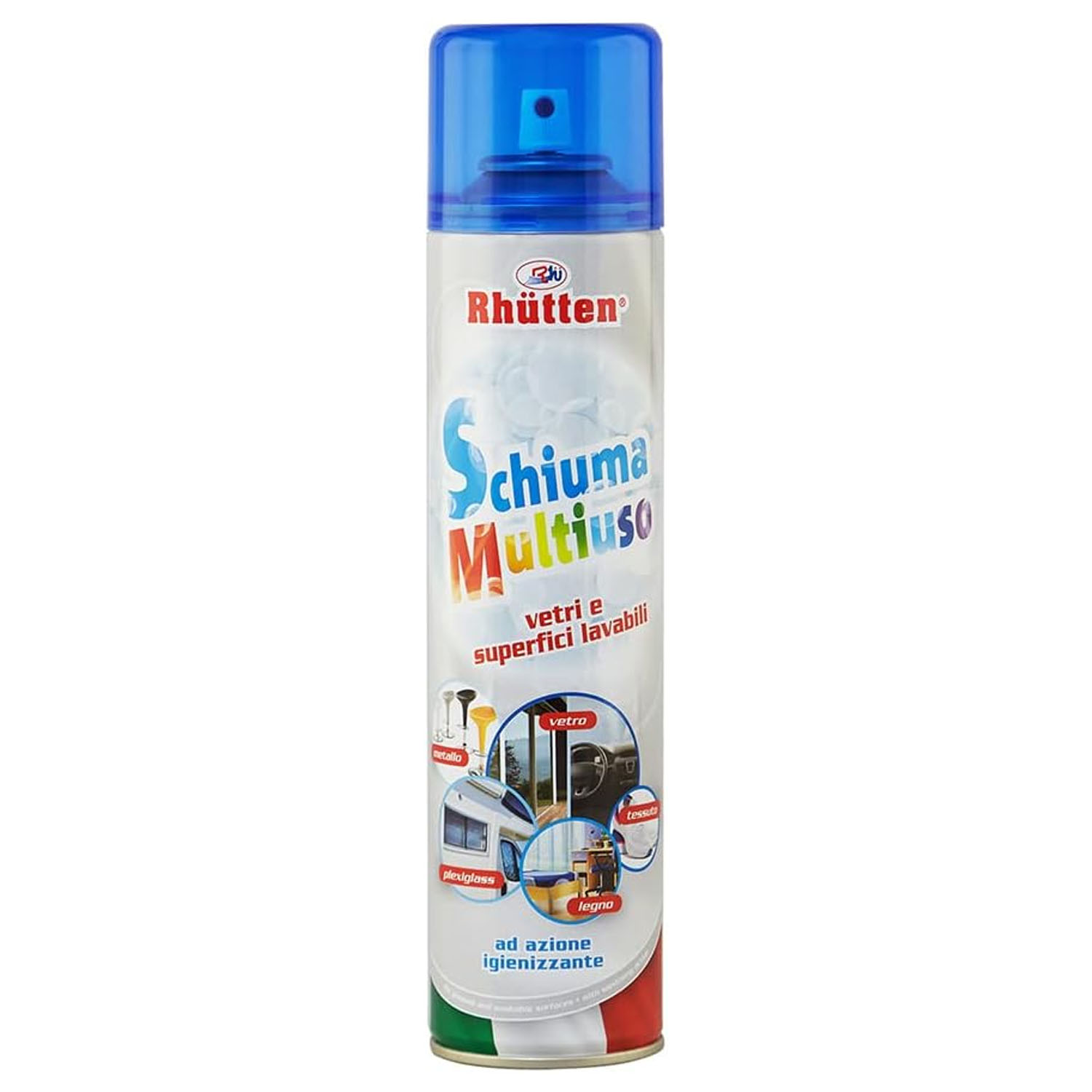 Rhutten schiuma multiuso igienizzante 400 ml ammoniaca