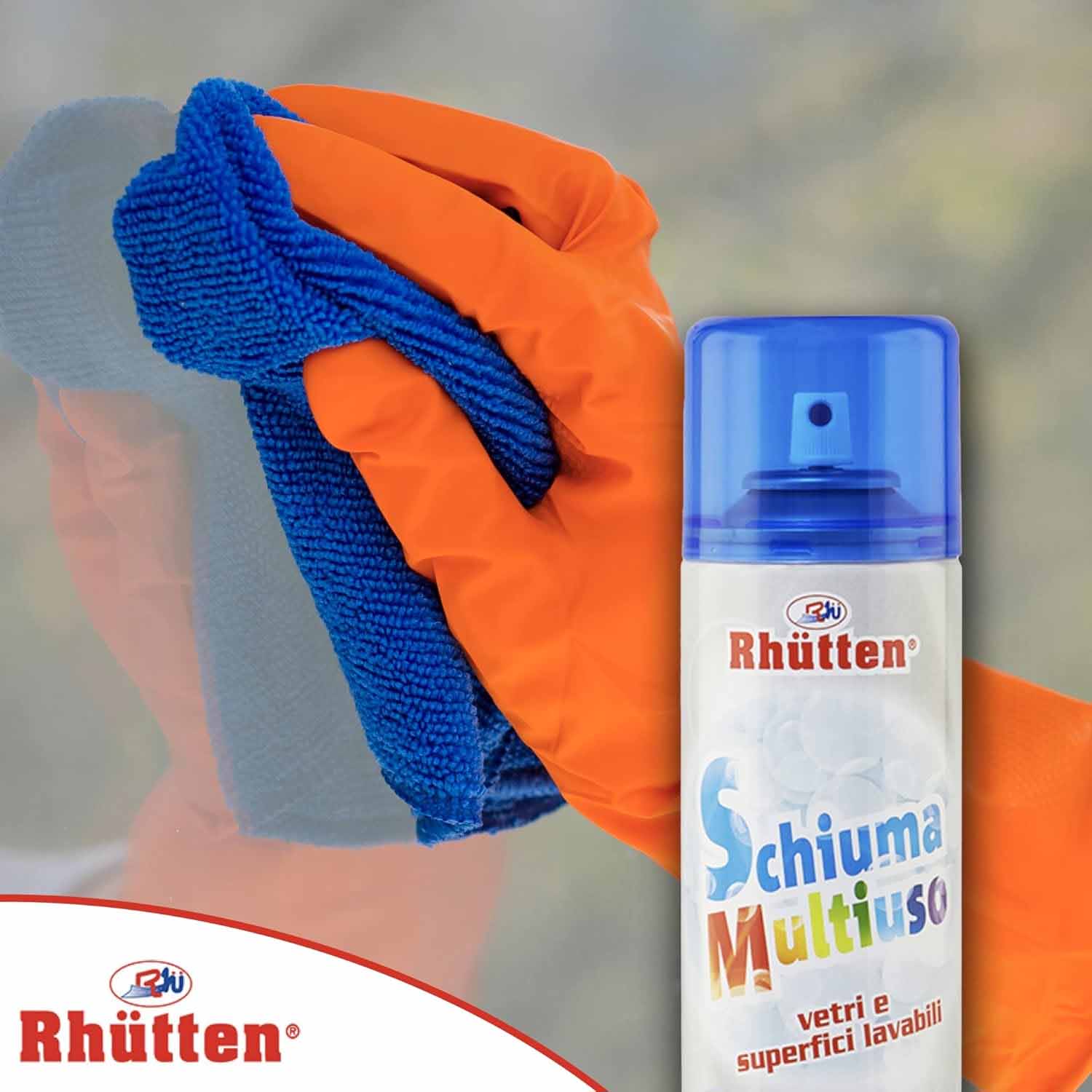 Rhutten Schiuma Multiuso Igienizzante 400 ml Ammoniaca foto 5