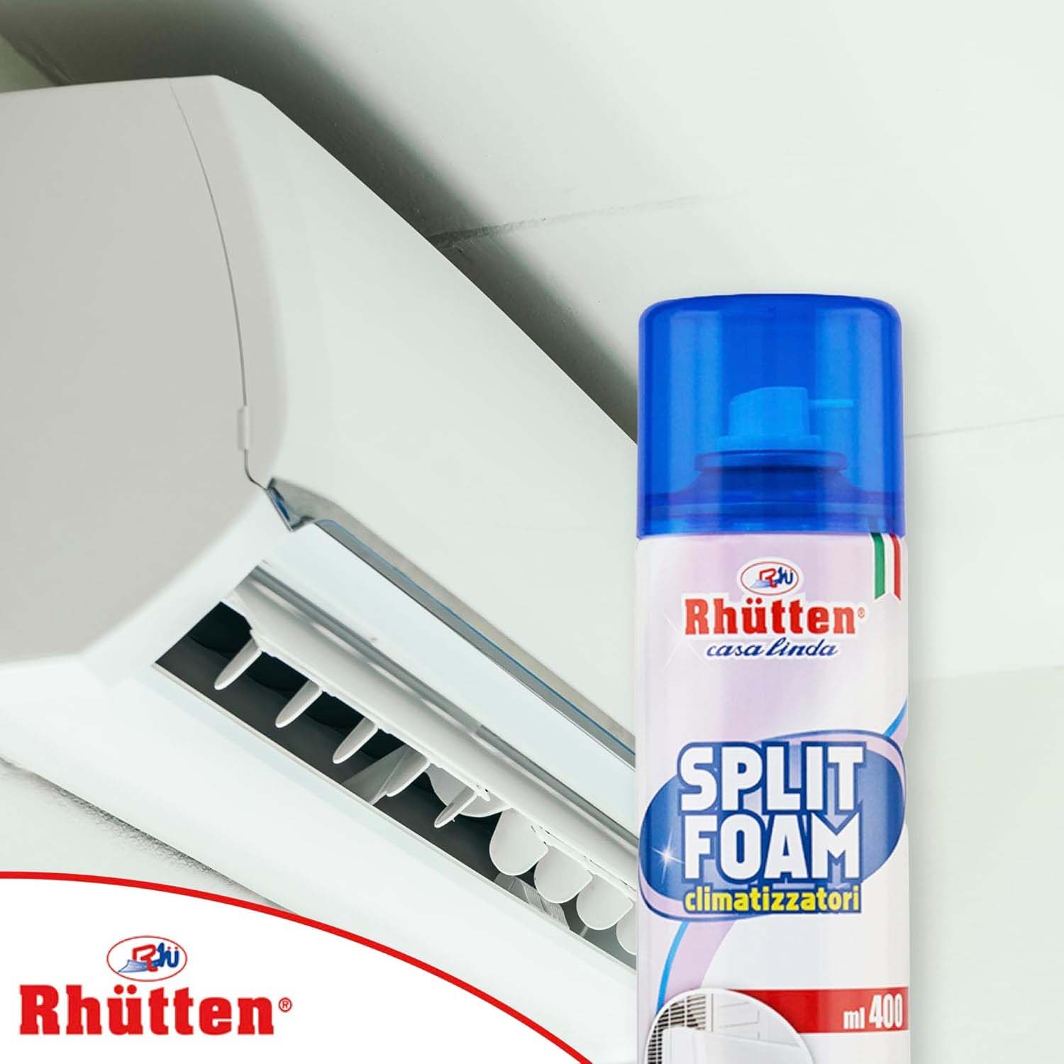 Rhutten Schiuma Igienizzante Split Clima 400 ml foto 3