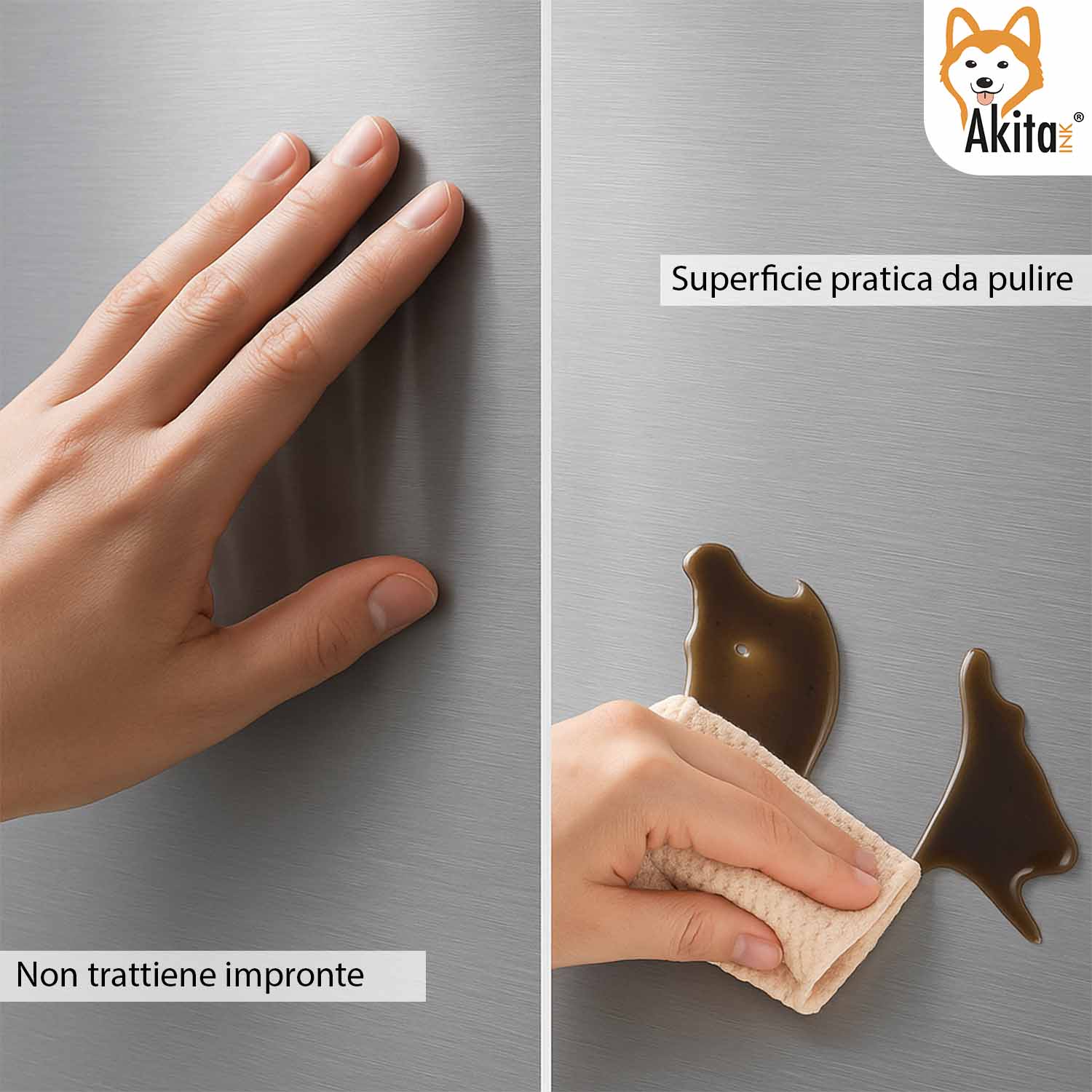 Akitaink Pattumiera a Pedale 50L Soft close Doppio Scomparto foto 5