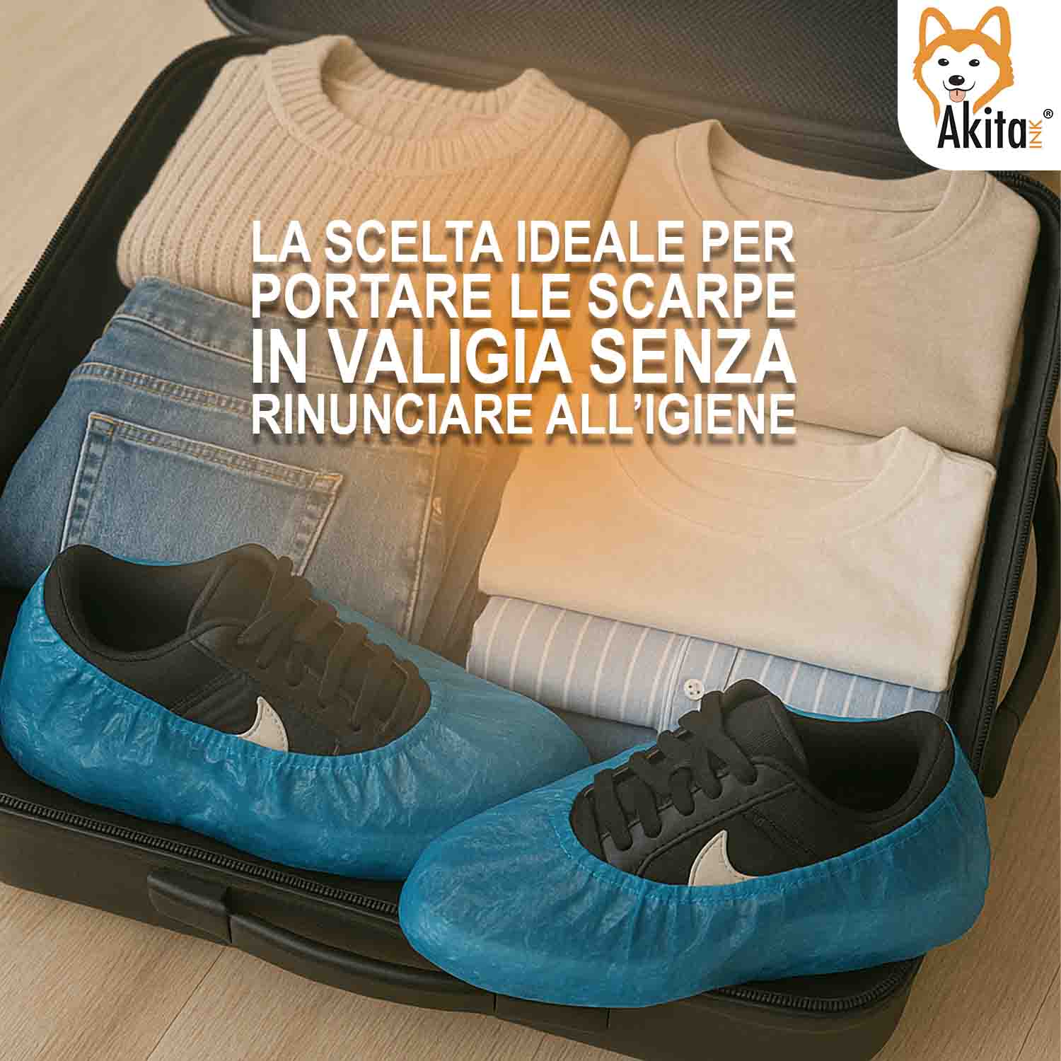 Copriscarpe Monouso 100pz CPE Antiscivolo Resistenti foto 5