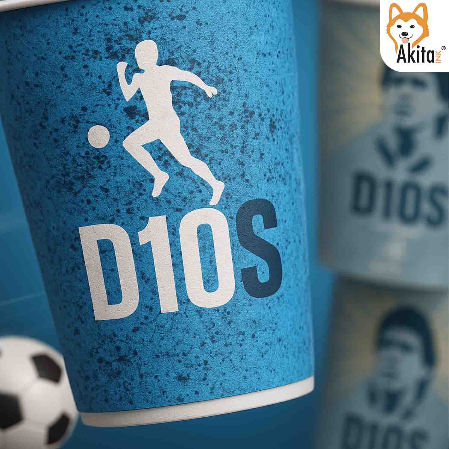Akitaink Bicchieri D10S 180 ml - 1000 Pezzi Monouso Calcio foto 4